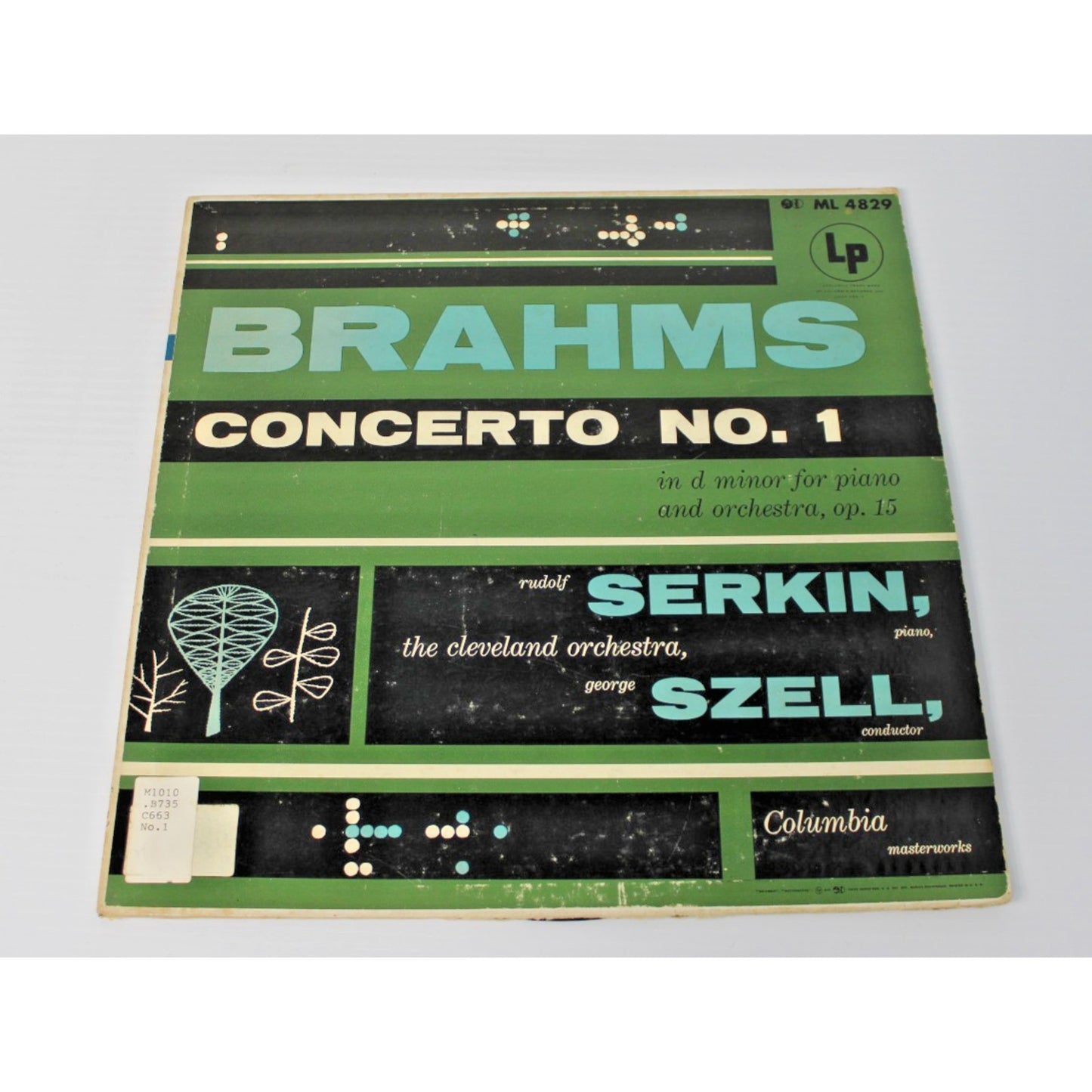 Rudolf Serkin w/ Cleveland Orchestra- Brahms Concerto No. 1 w/ George Szell- VG+