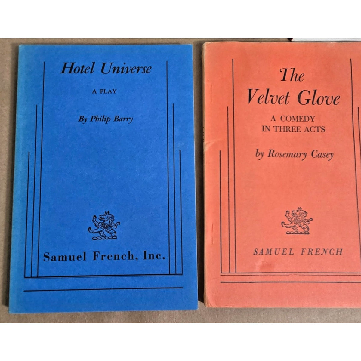 Lot of 5 Vintage Samuel French Acting Edition Play Scripts - Wilder, Saroyan
