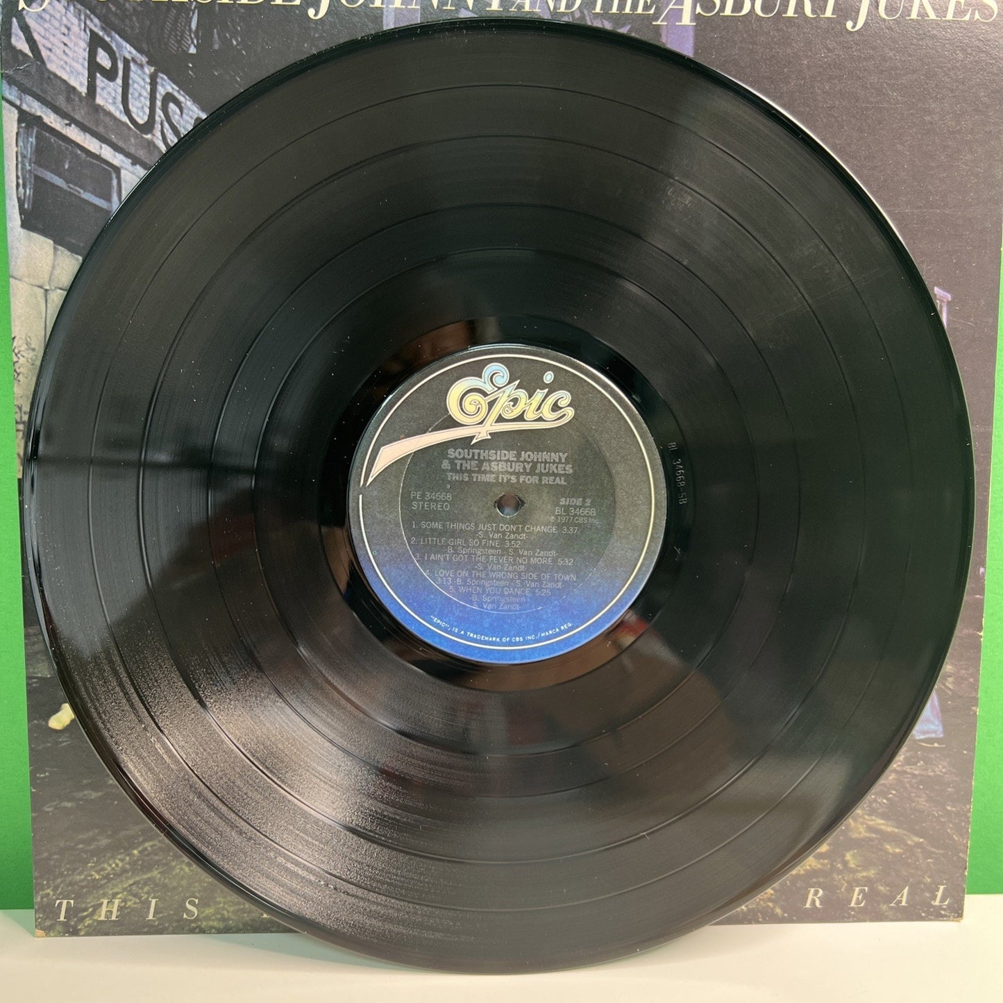Southside Johnny And The Asbury Jukes This Time It's For Real 1977 Vinyl LP CBS