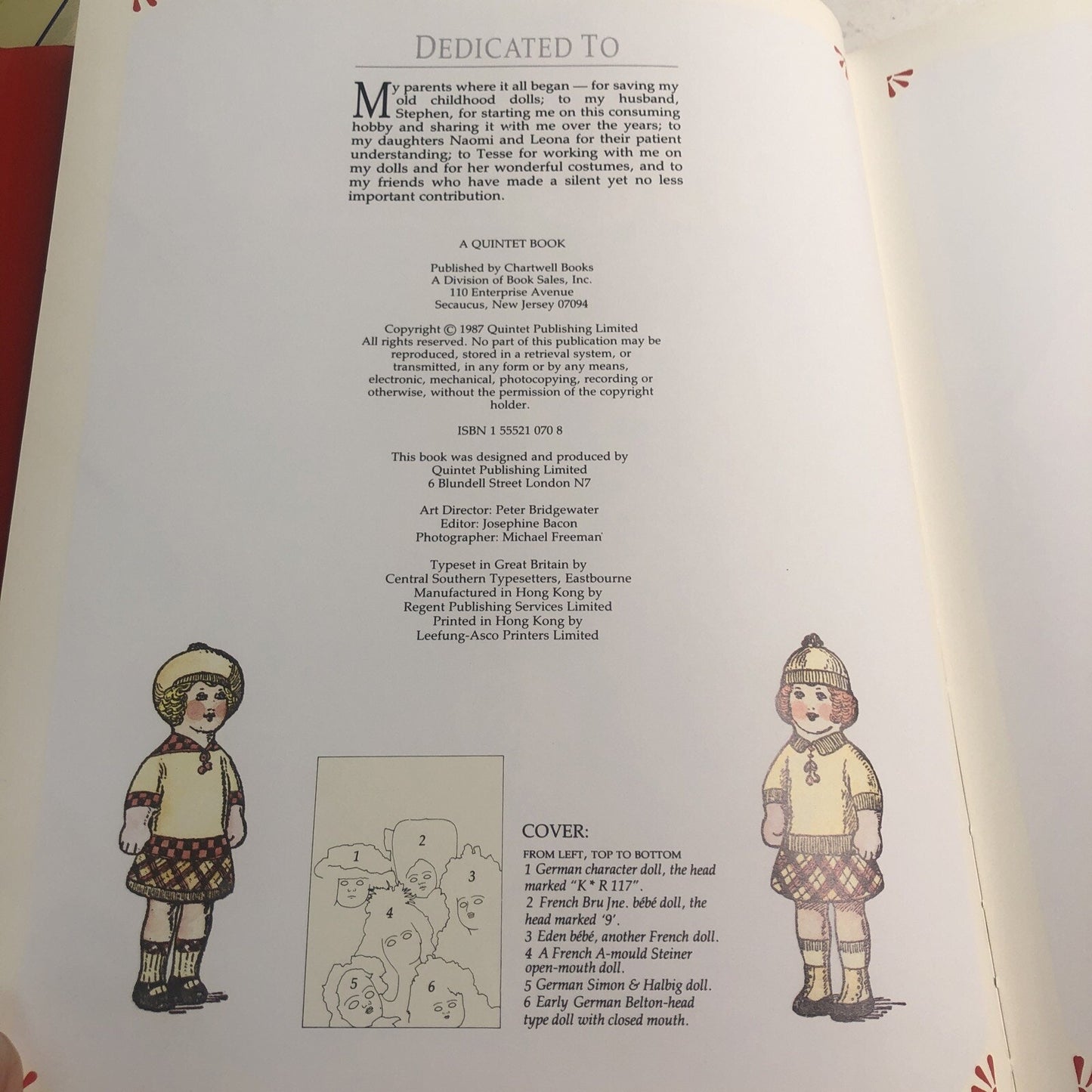 THE COLLECTOR’S BOOK OF DOLLS by BRENDA GERWAT-CLARK HC DJ Illustrated