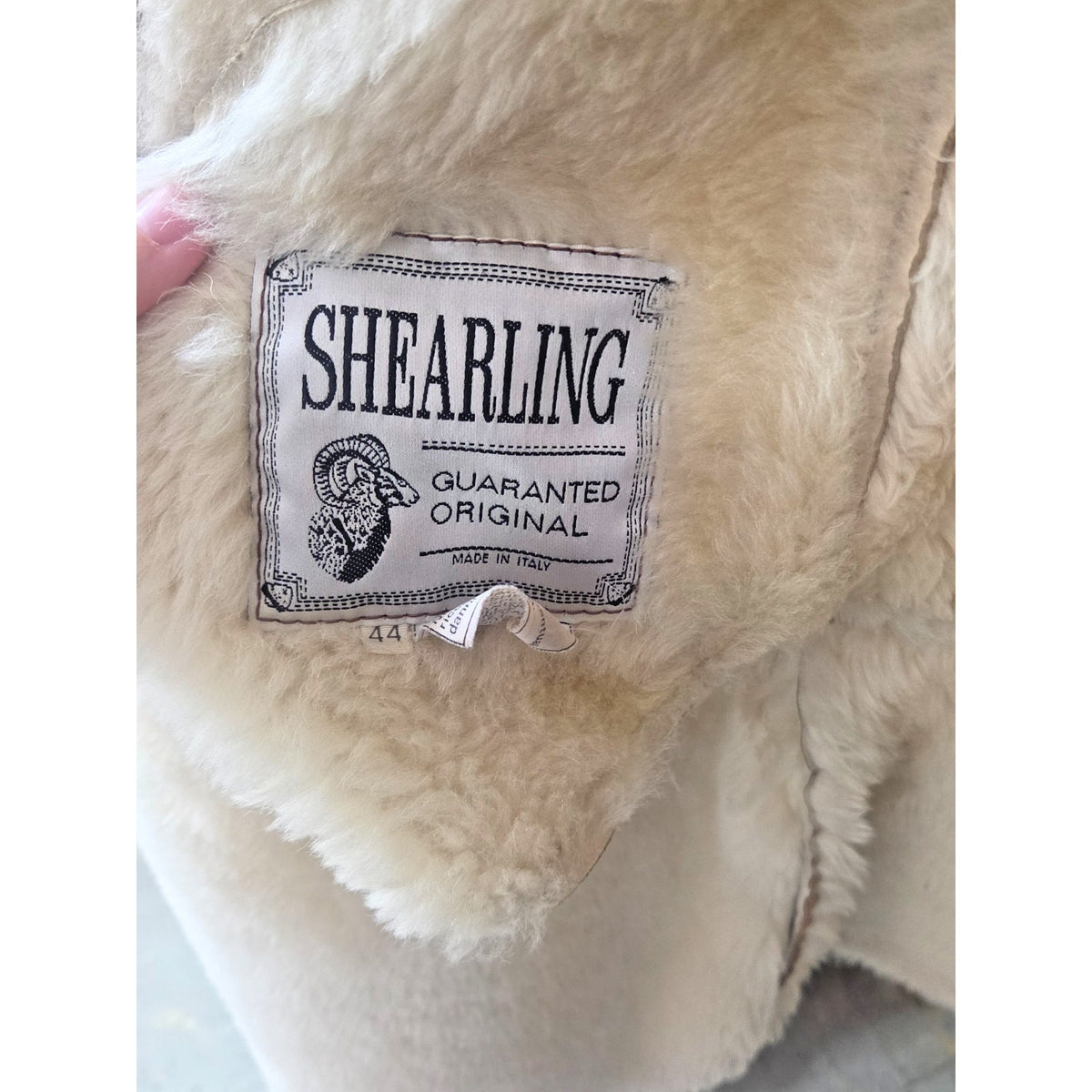 Vintage Italian Shearling Hooded Coat | Real Leather & Wool | US 8 / IT 44