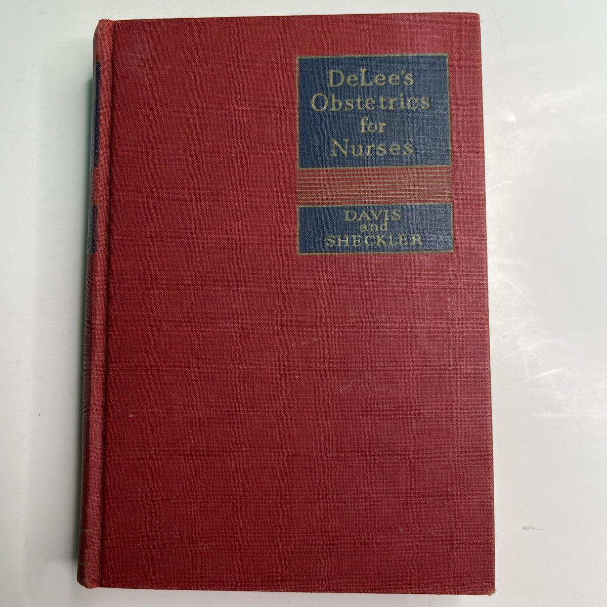 1953 DeLee's Obstetrics for Nurses by Davis and Sheckler Illustrated HC