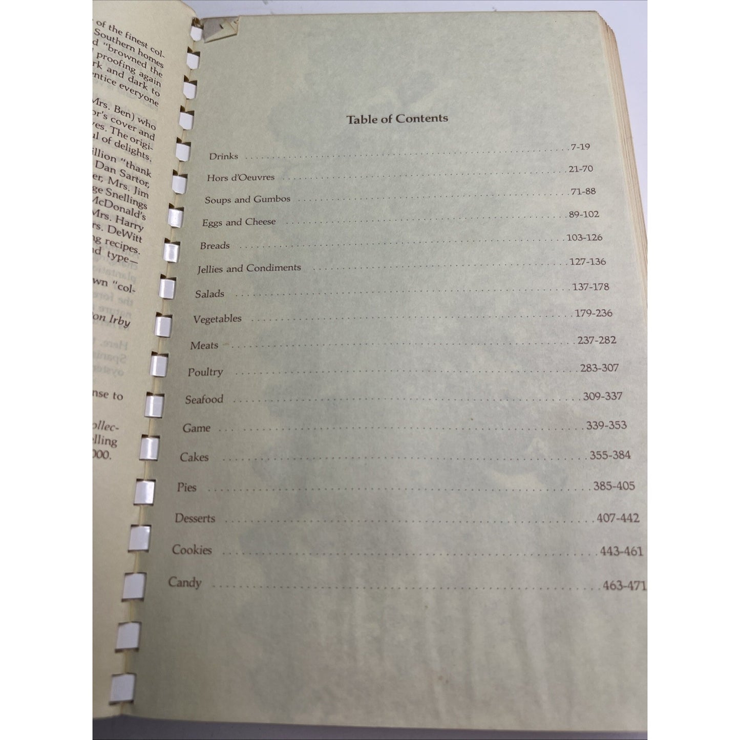 The Cotton Country Collection Cookbook Junior Charity League Monroe Louisiana