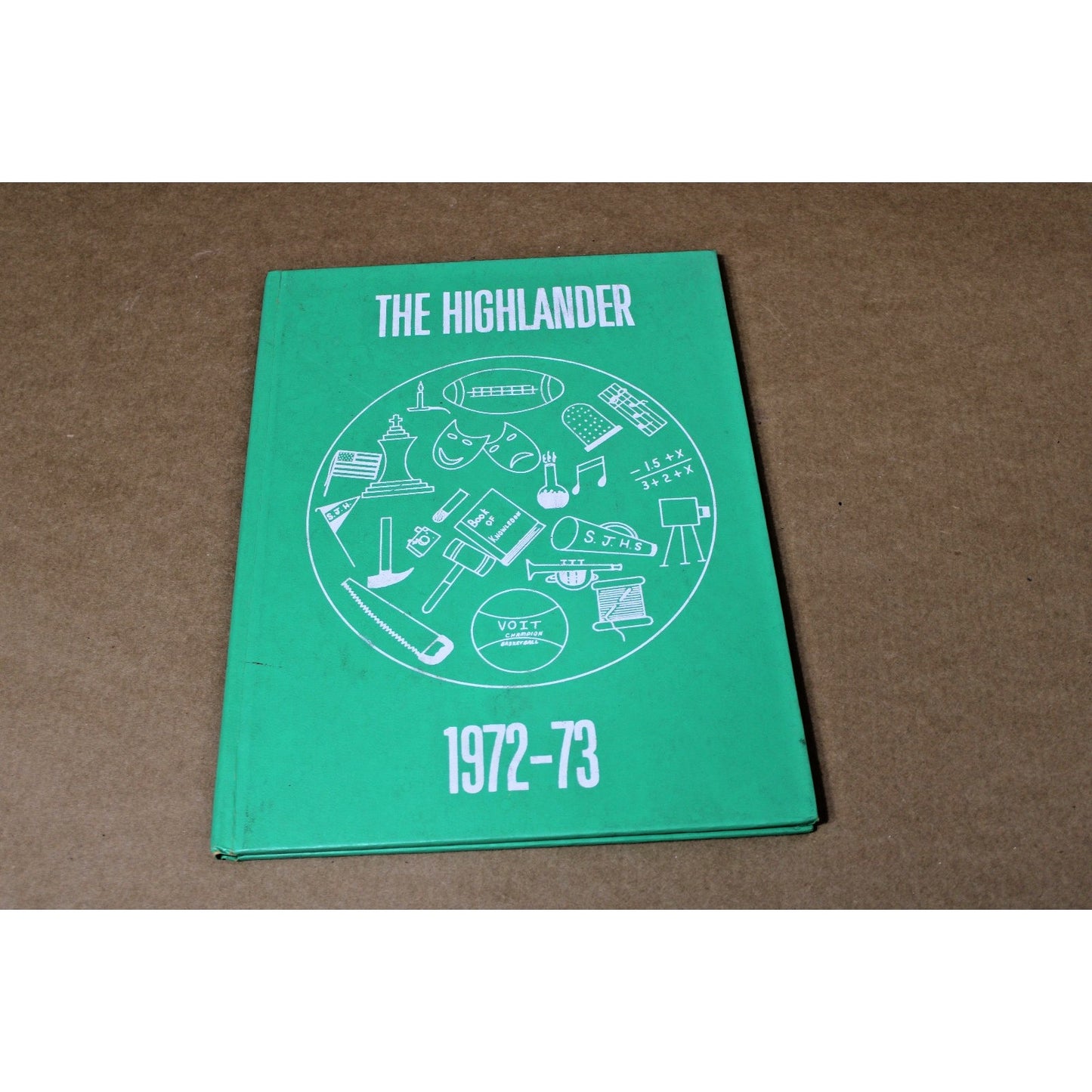 Vintage 1972-73 The Highlander Yearbook, Shelburne Junior High, Staunton, VA