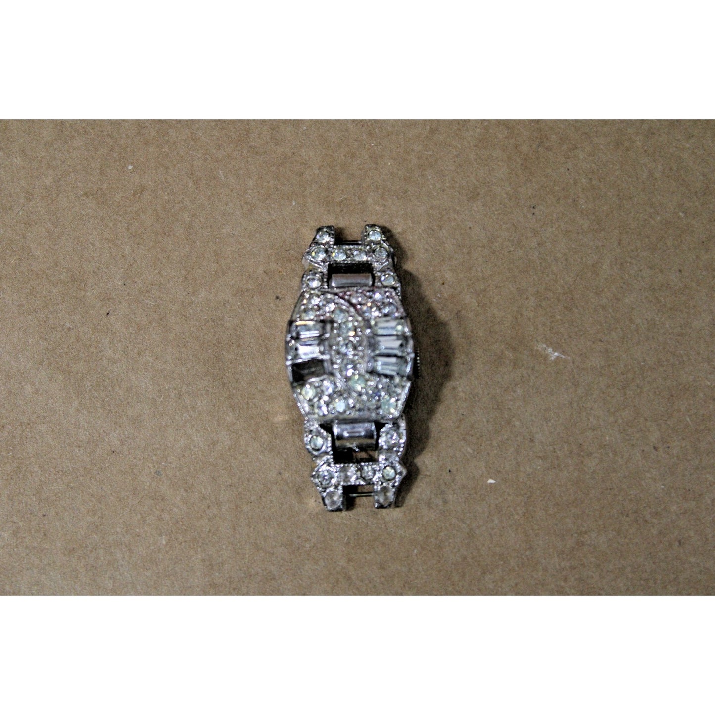 Vintage Women's Bulova Hidden-Face Jeweled Evening Watch for Restoration