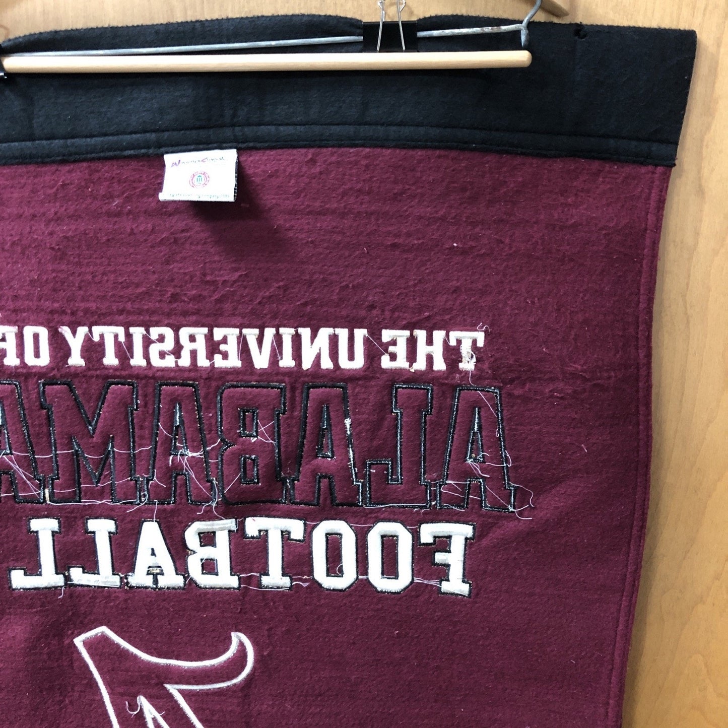 VINTAGE University Of Alabama Football National Champions Wool Banner 38”x23”