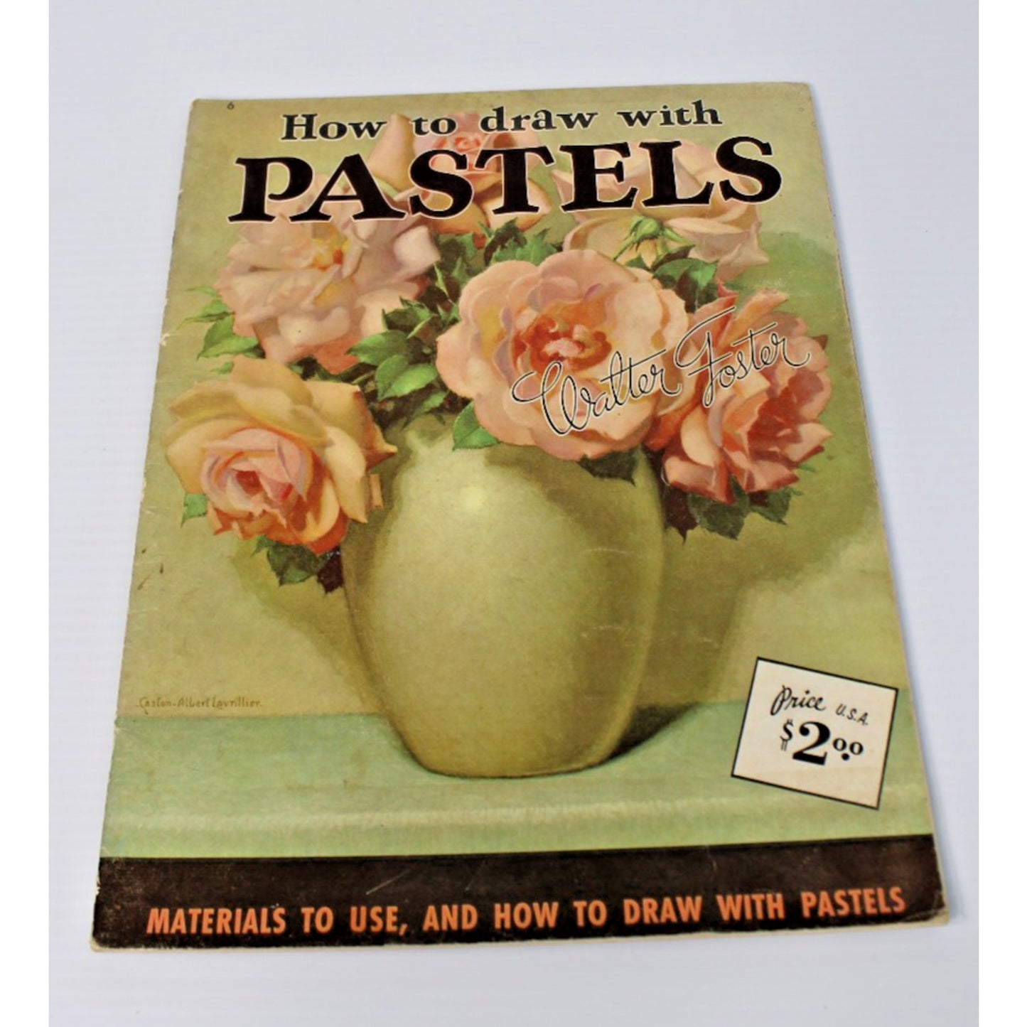 How to Draw with Pastels- Walter Foster #6 Vintage Art Instruction & Technique