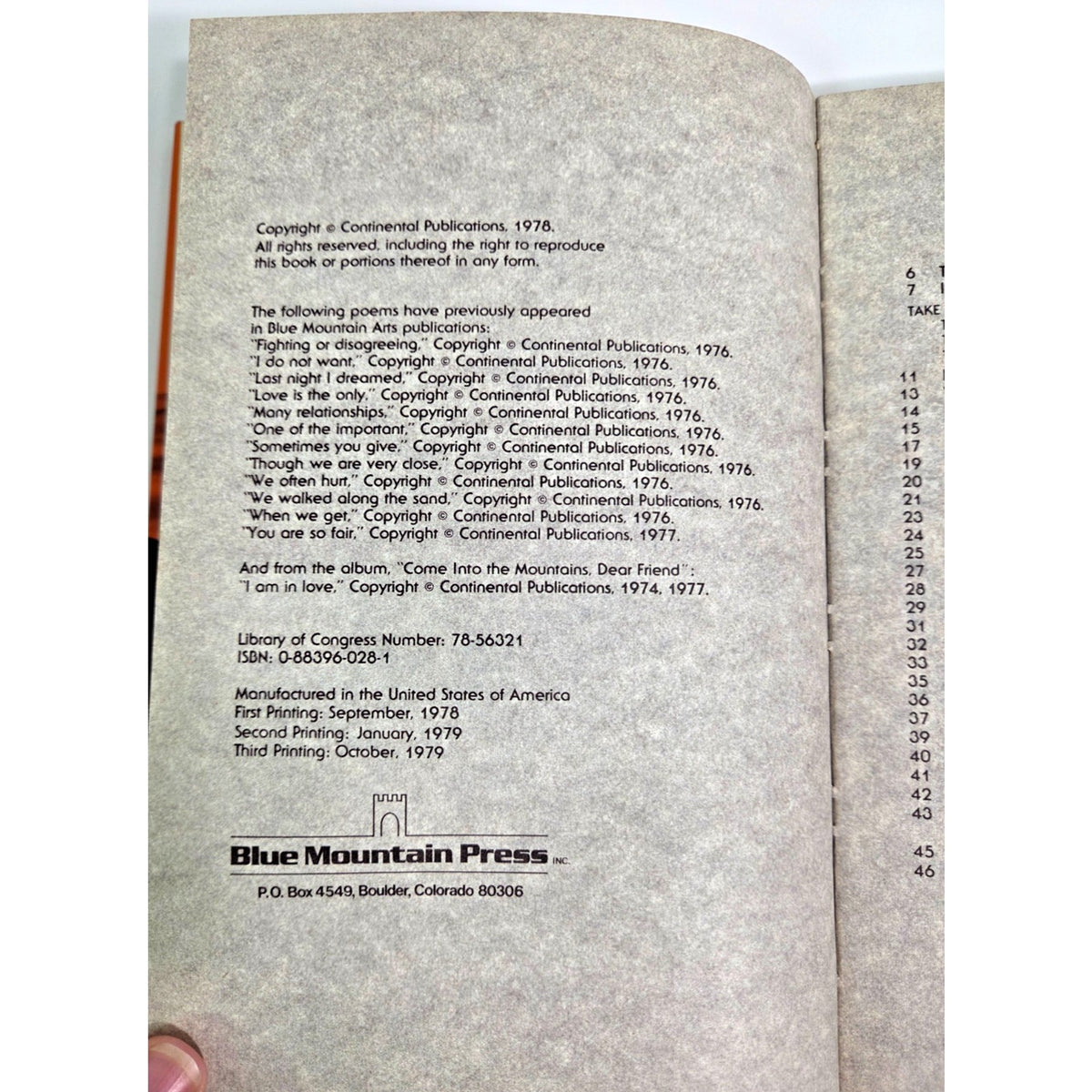 Vintage 1979 -Yours If You Ask- Susan Polis Schutz Blue Mountain Press Book