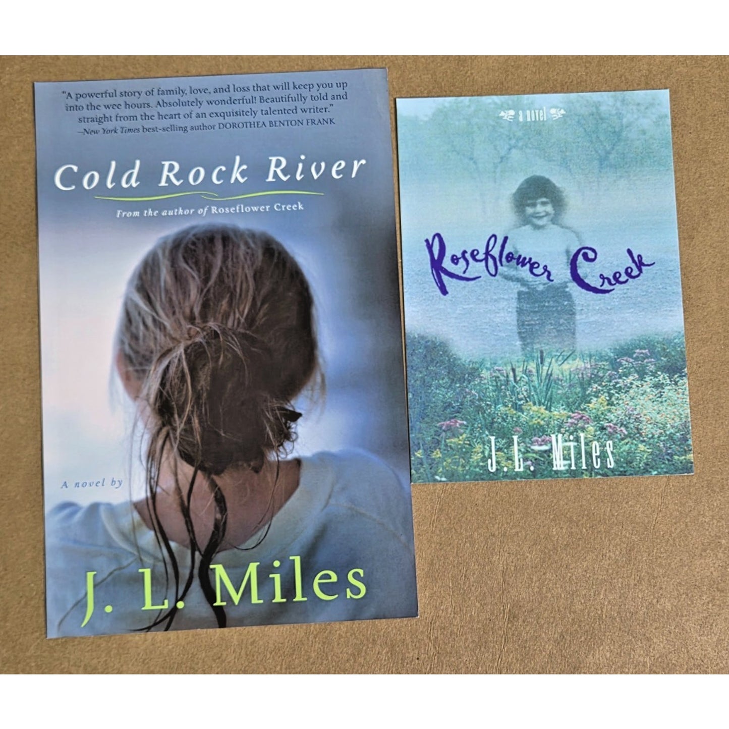 Signed 1st Edition: Cold Rock River by J. L. Miles - Hardcover w/ DJ + Ephemera