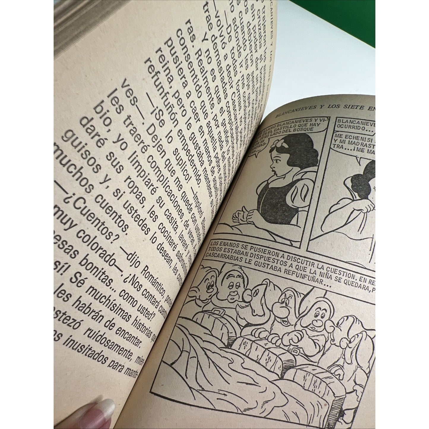 Walt Disney Blancanieves Y Los Siete Enanitos 1968 HC DJ Spanish Snow White