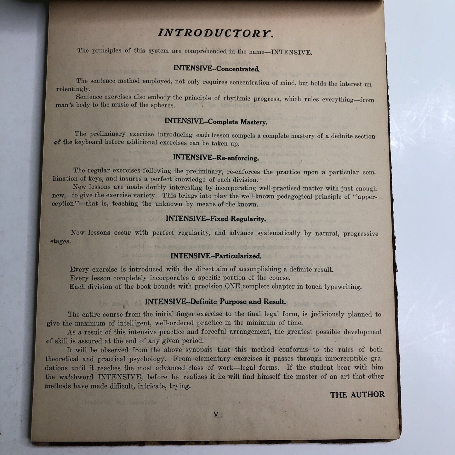 1911 Spencerian Touch Typewriting Intensive Method A. B. Edwards New Orleans LA