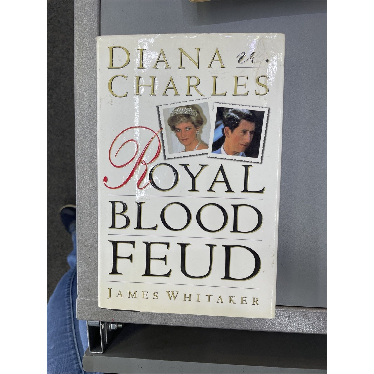 Vintage Diana vs. Charles: Royal Blood Feud by James Whitaker 1993 HC DJ