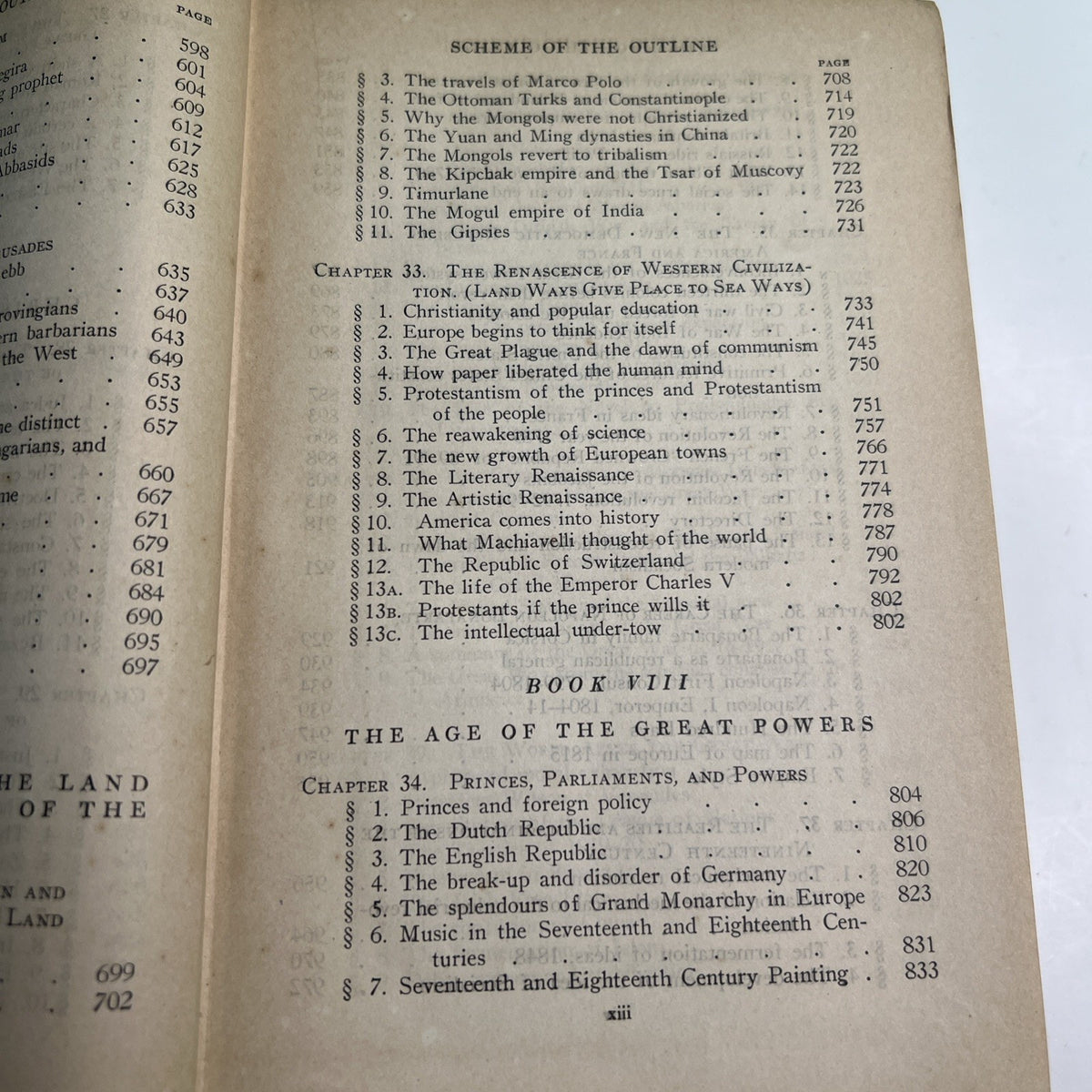 The Outline of History by H.G. Wells Edition 1931 HC Book New And Revised