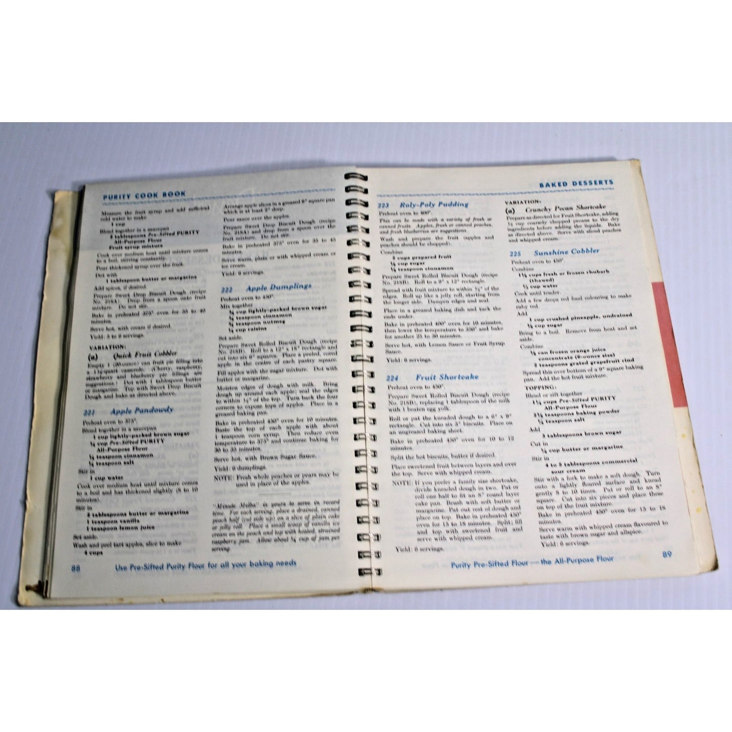 Vintage 1967 The All New Purity Cook Book Canadian Cooking Maple Leaf Mills