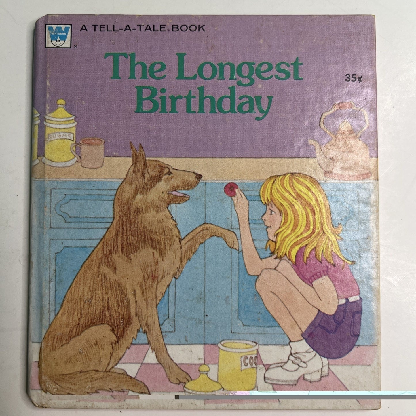 The Longest Birthday Whitman Tell-a-Tale Book Nancy Garber Vintage