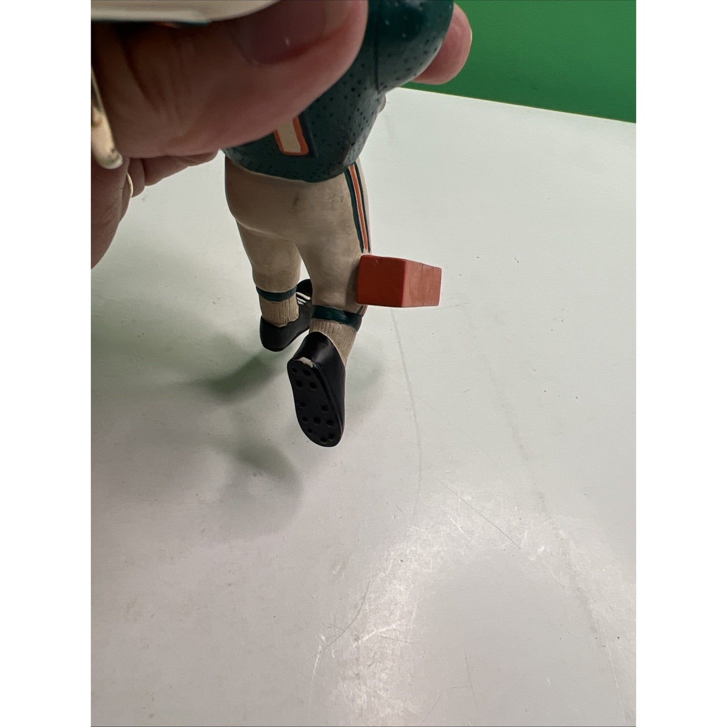 Vintage NFL Miami Dolphins Bobblehead Limited Edition COLLECTIBLE Stand Missing