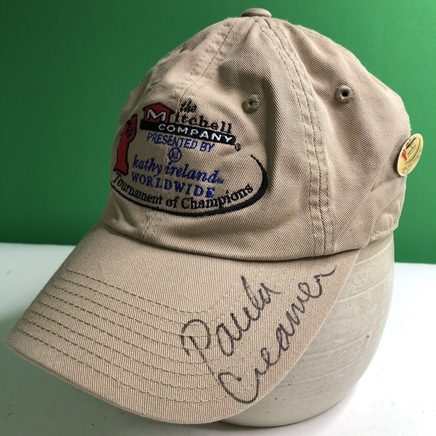 Autographed By PAULA CREAMER GOLF Kathy Ireland Tournament Of Champions Mobile
