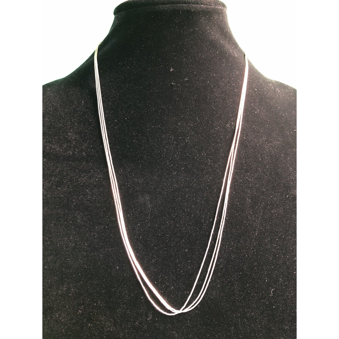Running Bear Southwestern Liquid Silver 24 In Sterling Silver Necklace