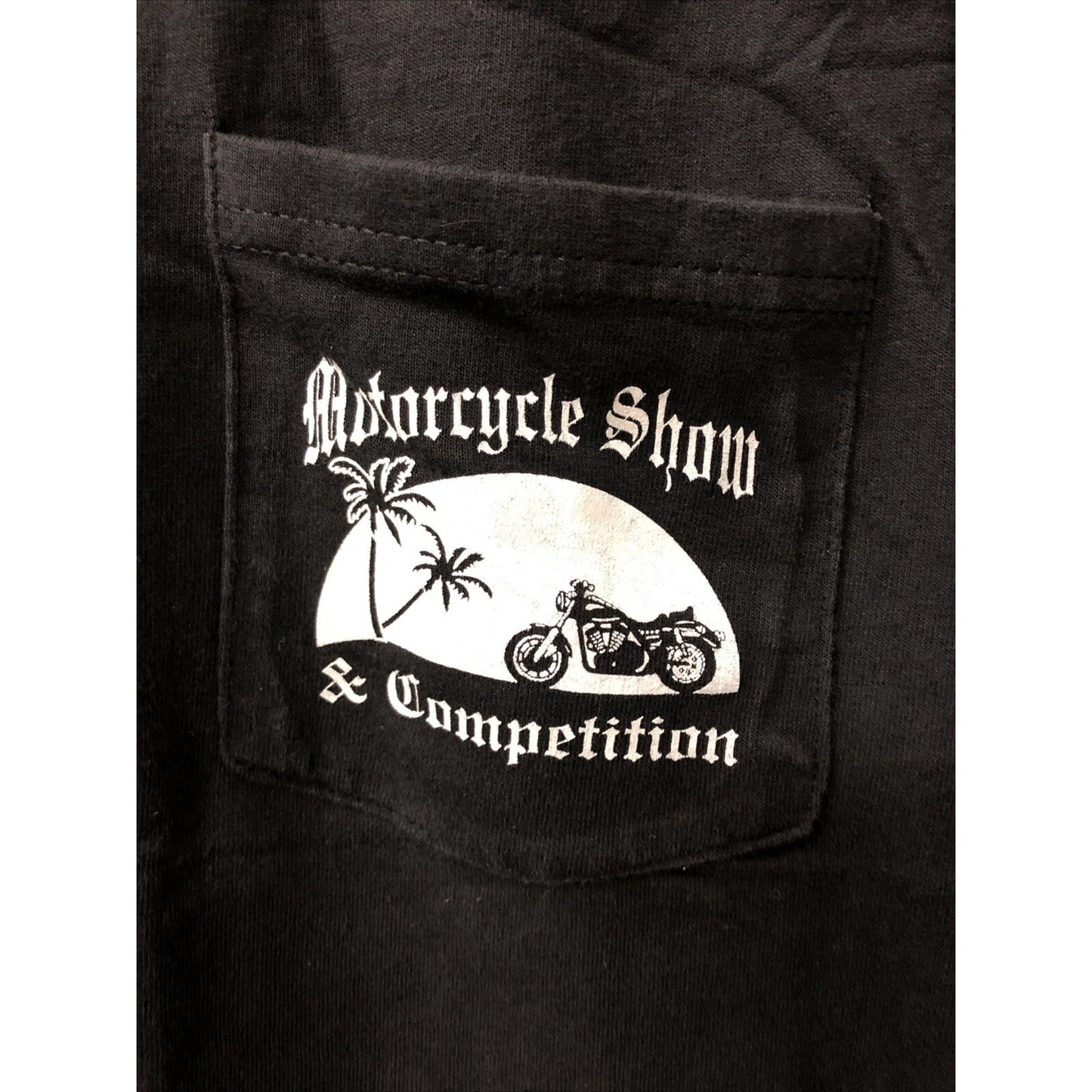 Vintage DAUPHIN ISLAND ALABAMA Motorcycle Show Competition Tshirt XL
