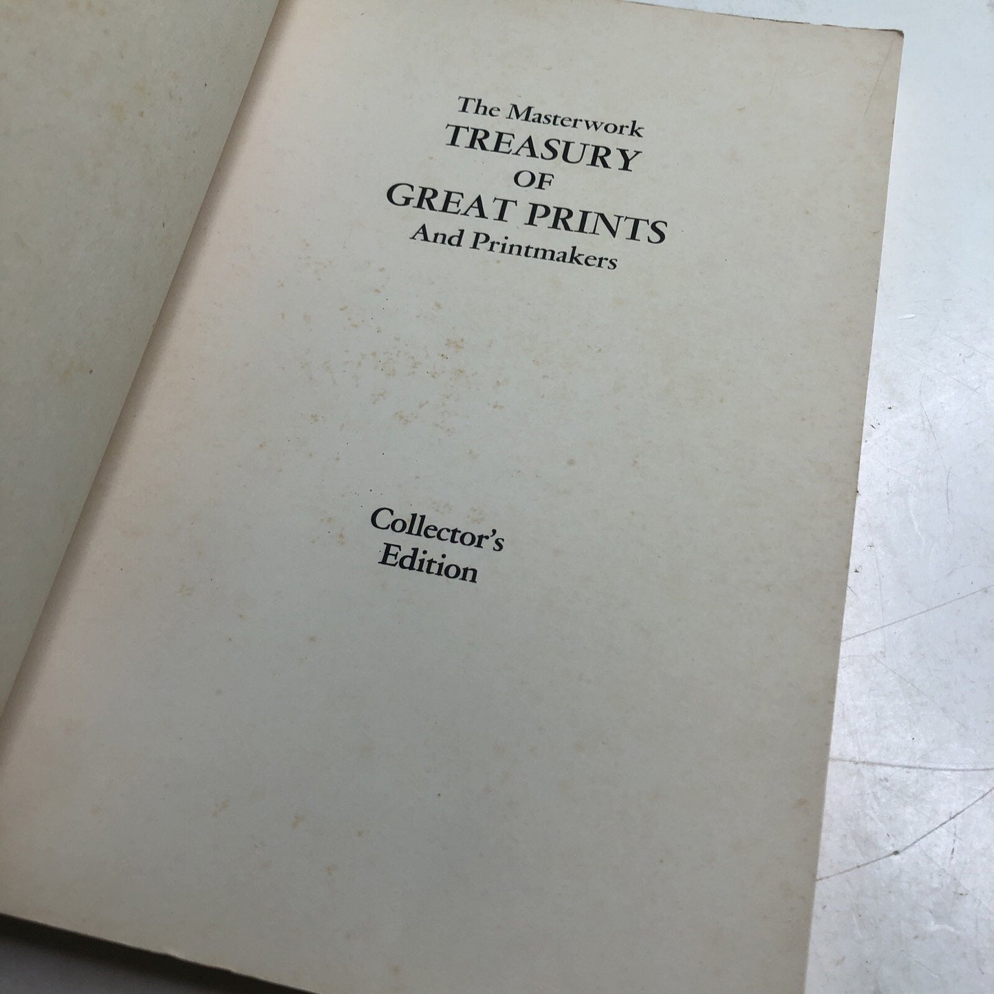 The Masterwork Treasury of Great Prints and Printmakers Limited Edition 10,000