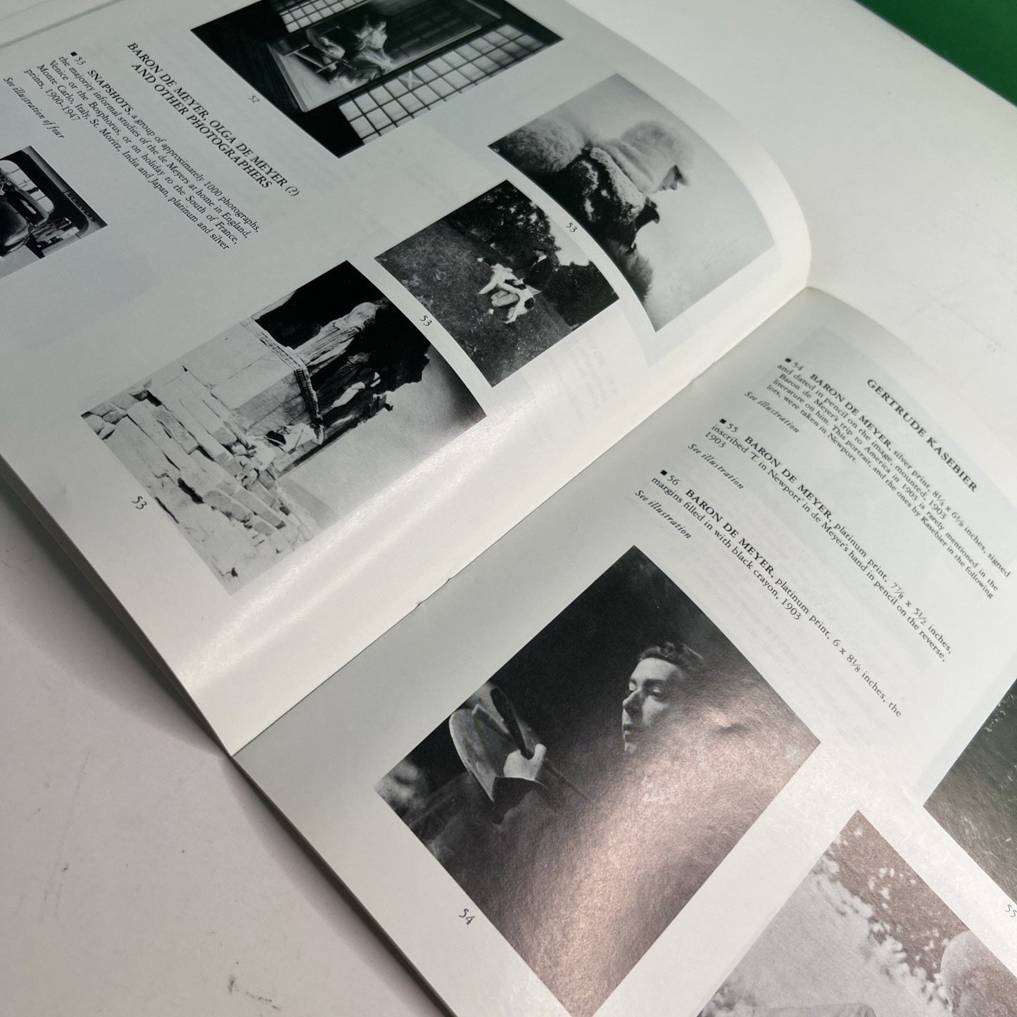 Sotheby’s Auction Catalog Collection Baron De Meyer Photographs October 1980 NY