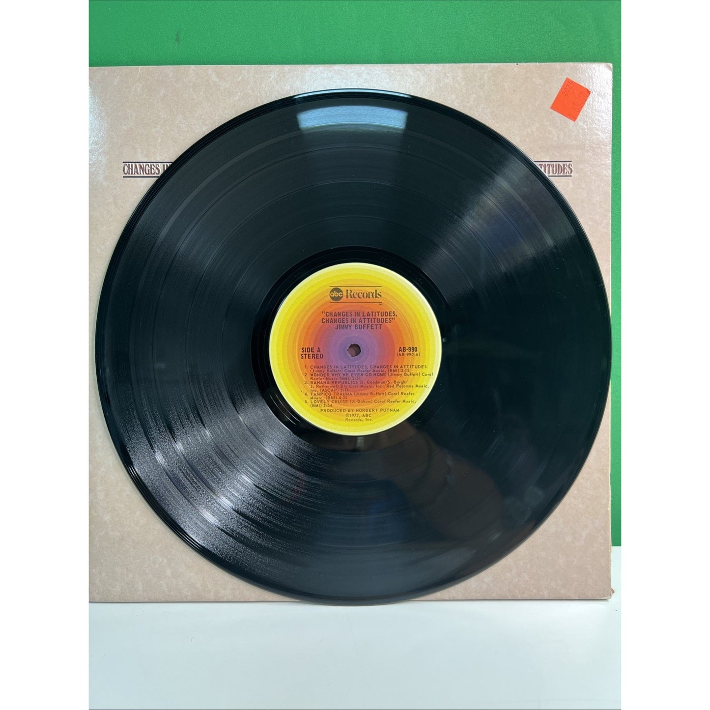 Jimmy Buffett, Changes In Latitudes Changes In Attitudes 1977 1st Press Vinyl LP