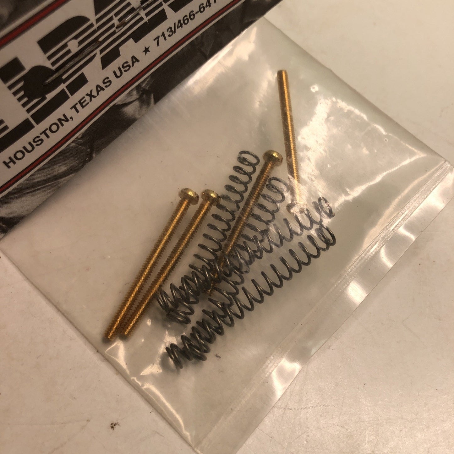 Allparts GS 0012-002 Humbucking Screws Gold Set Of Four (4) Pickup Guitar Parts