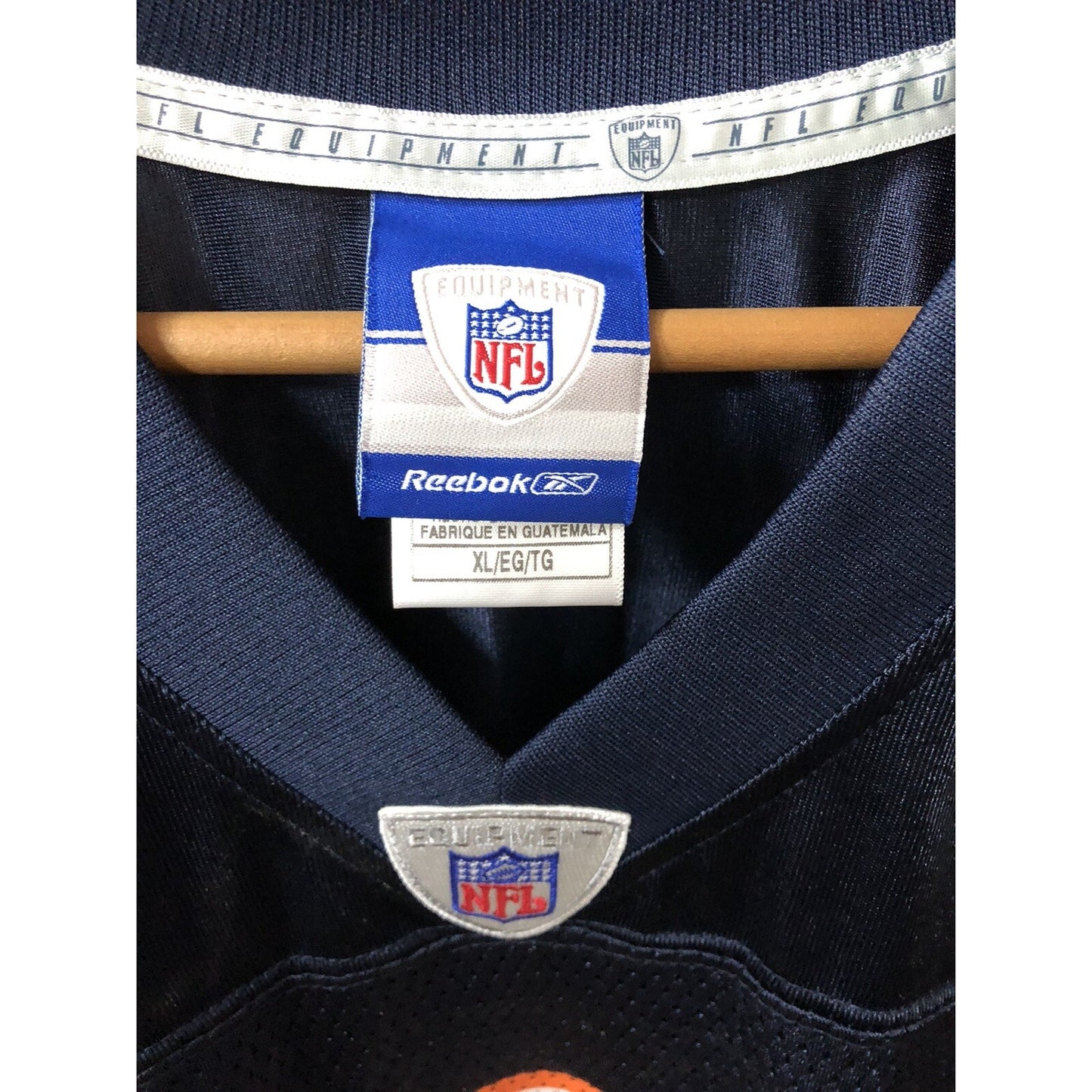 Reebok NFL Equipment Grossman #8 XL Jersey Shirt 100% Nylon