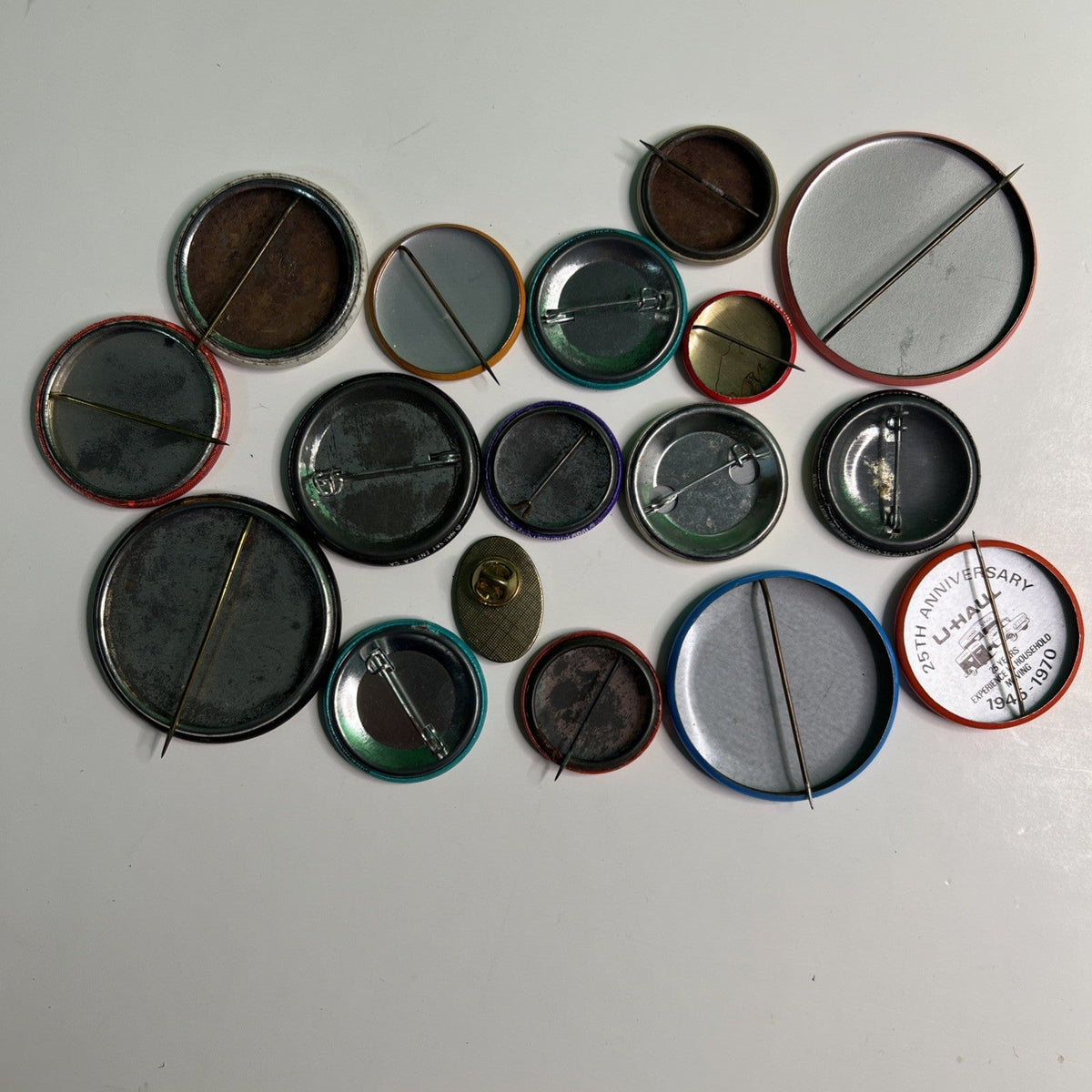 Lot of 16 Vintage Buttons Sexy Sassy Funny Flirty Pinback Various Sizes