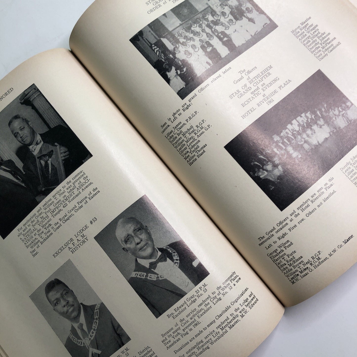 1944 1964 Book Of Years Eastern Star Of Bethlehem New York Yearbook Masonic