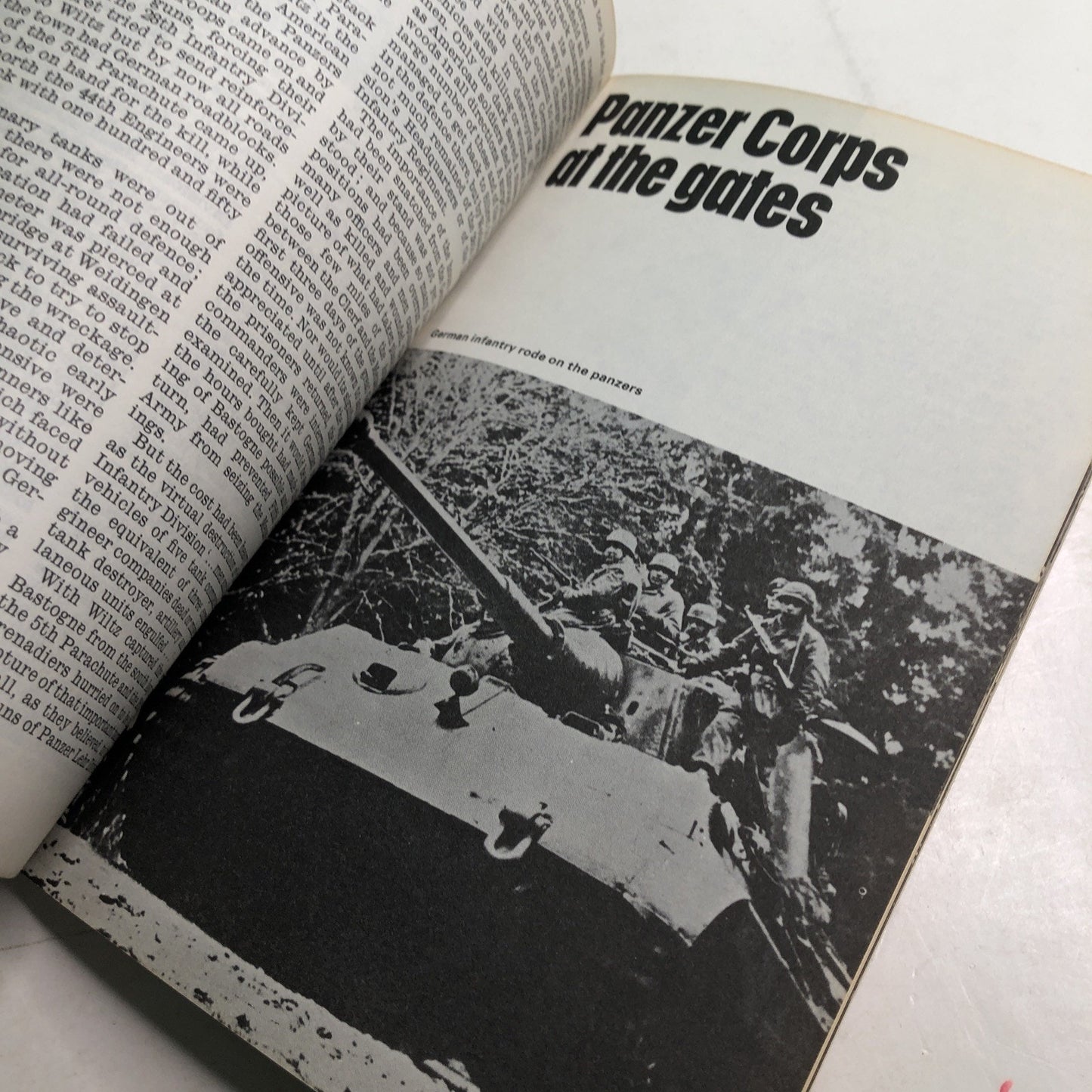BALLANTINE'S ILLUSTRATED HISTORY WW2 Battle Book #4 BASTOGNE THE ROAD BLOCK