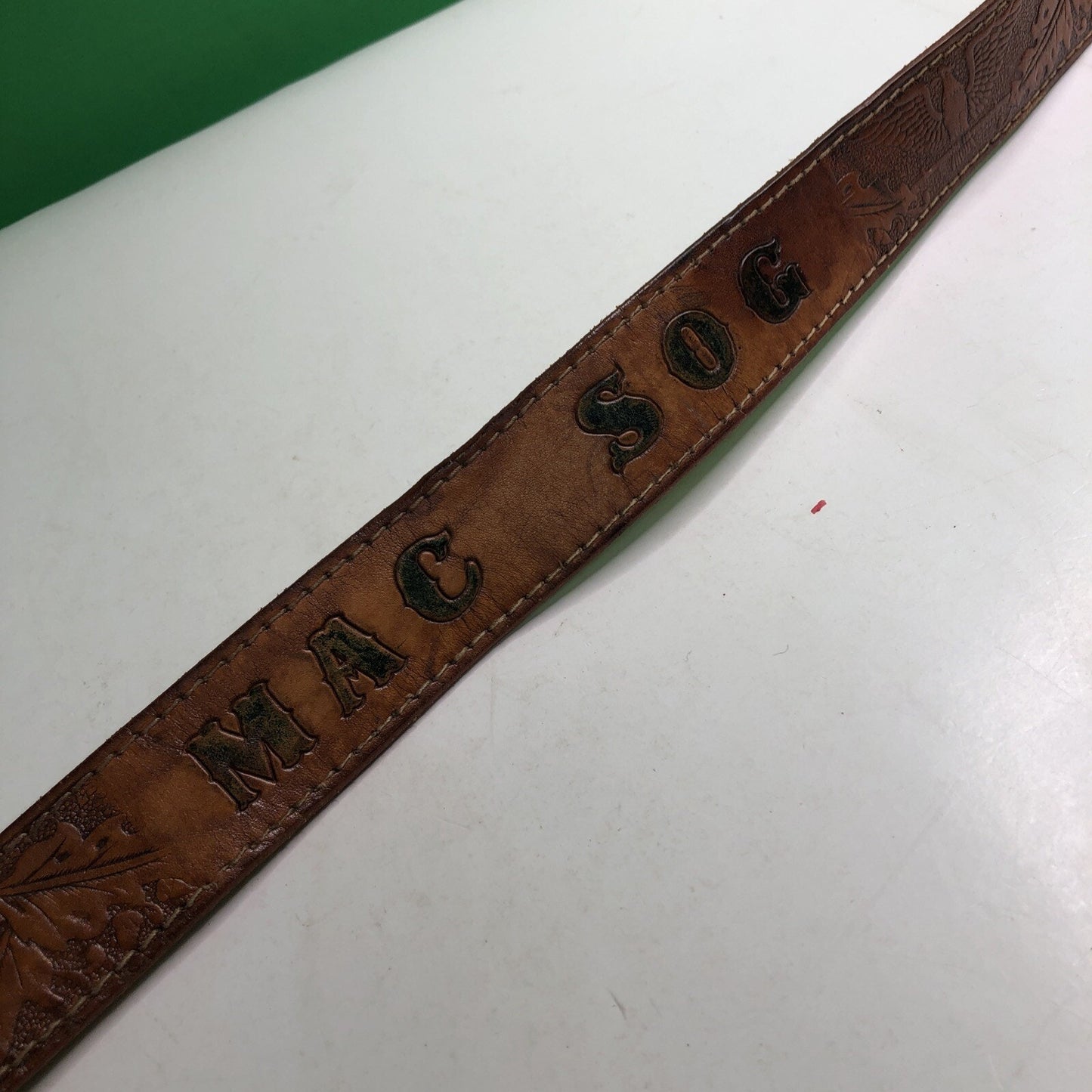 Vintage Original Brass Military Parachute Master Belt 38” Buckle Special Forces