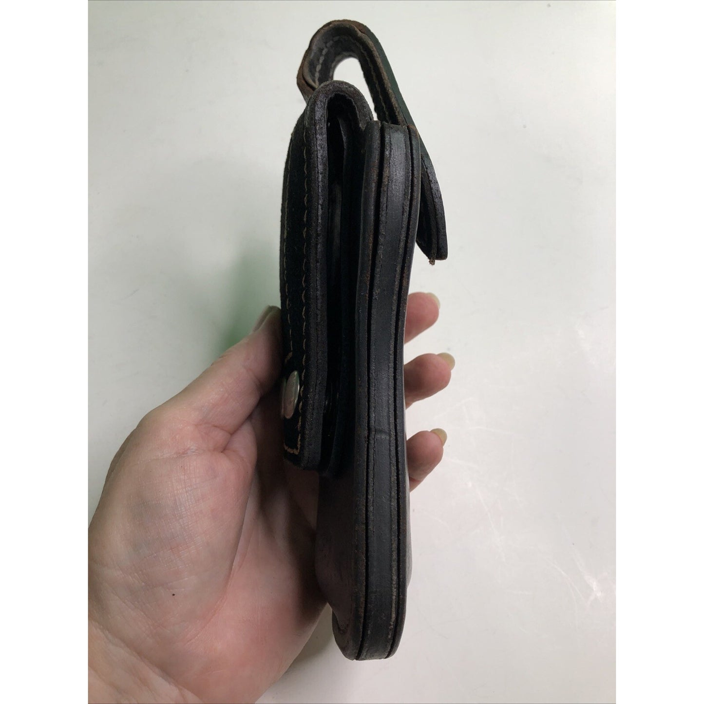 Vintage Bucheimer Black Leather Gun Holster B2604 Adjustable