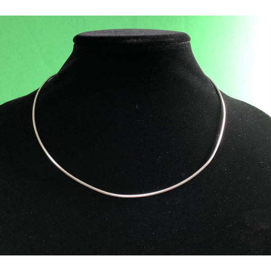 Vintage Sterling Silver Round Snake Chain Necklace 18” Princess Length Gift