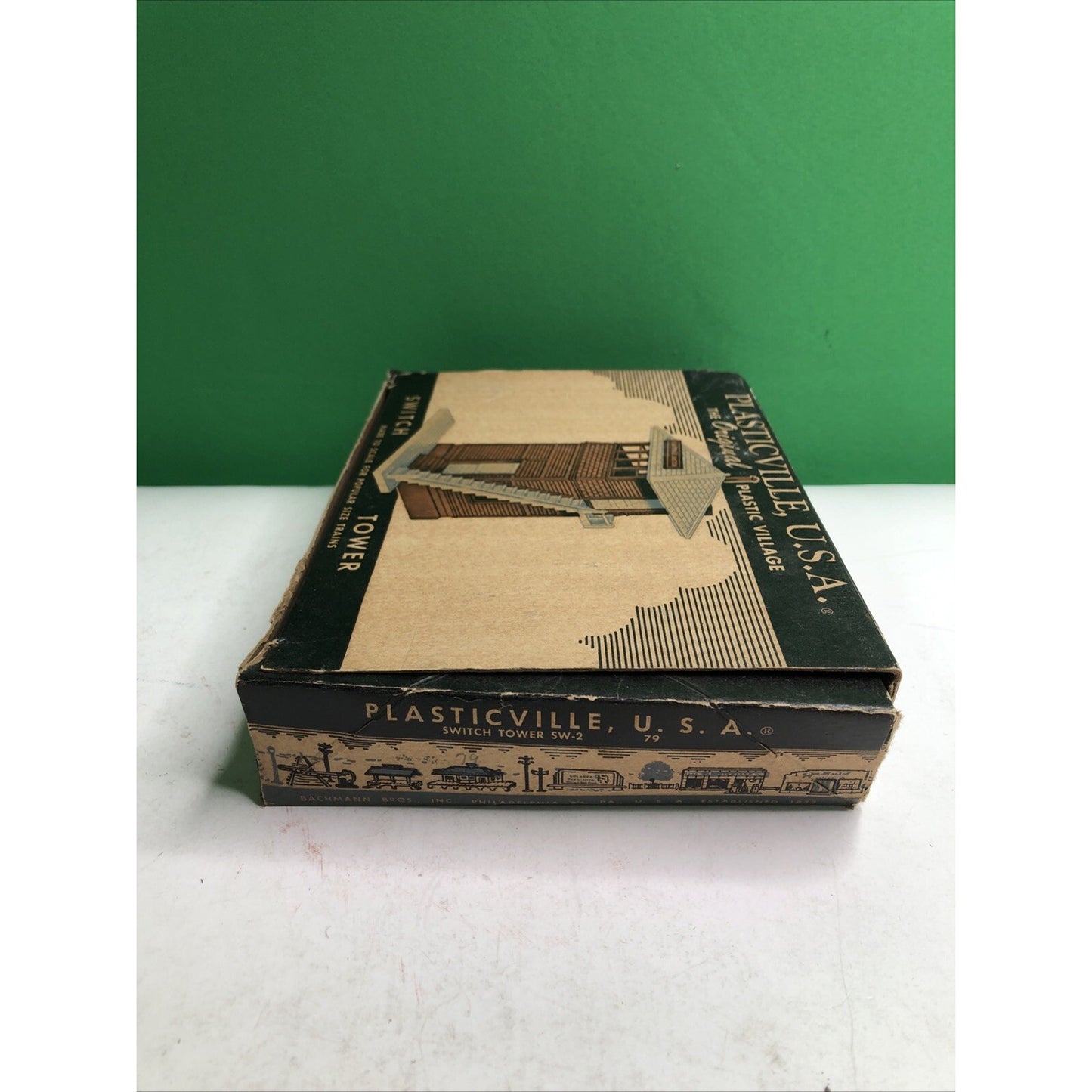 VINTAGE BACHMANN PLASTICVILLE SWITCH TOWER 1952 MODEL SW-2 Scaled For Trains