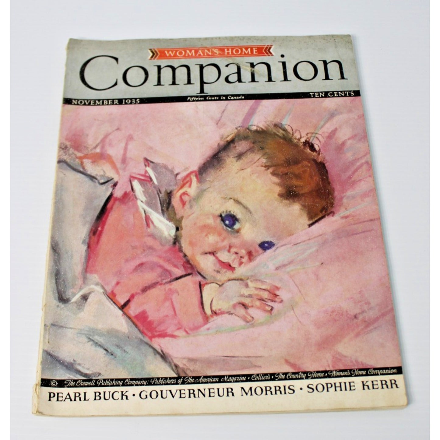 1935 November Woman's Home Companion- Pearl Buck, Norman Rockwell, Vintage Ads