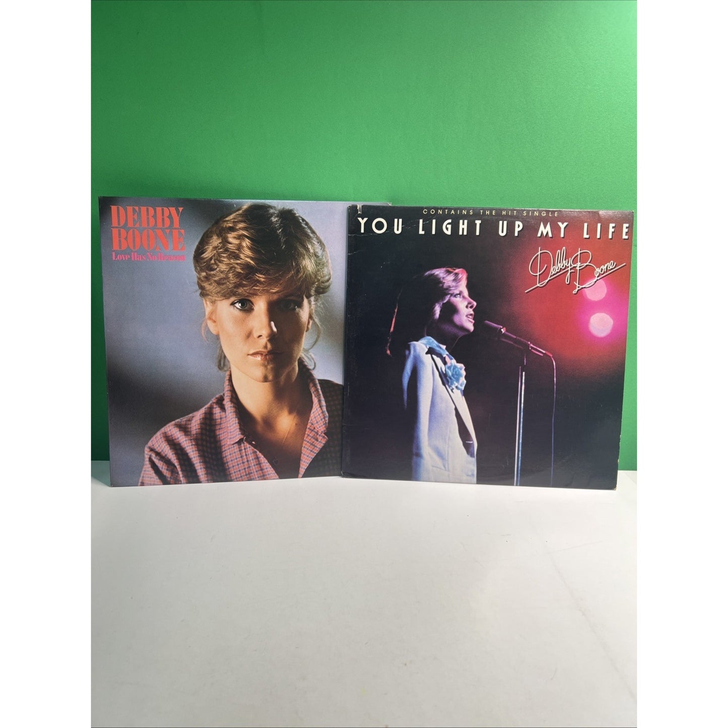 Lot Of 2 DEBBY BOONE LP Albums Love Has No Reason You Light Up My Life Warner