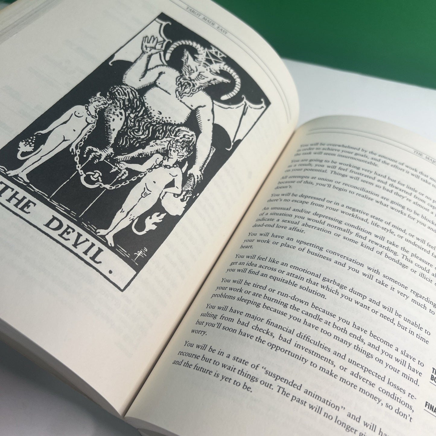 Vintage Tarot Card Reading Made Easy by Nancy Garen (1989) Beginner Guidebook PB