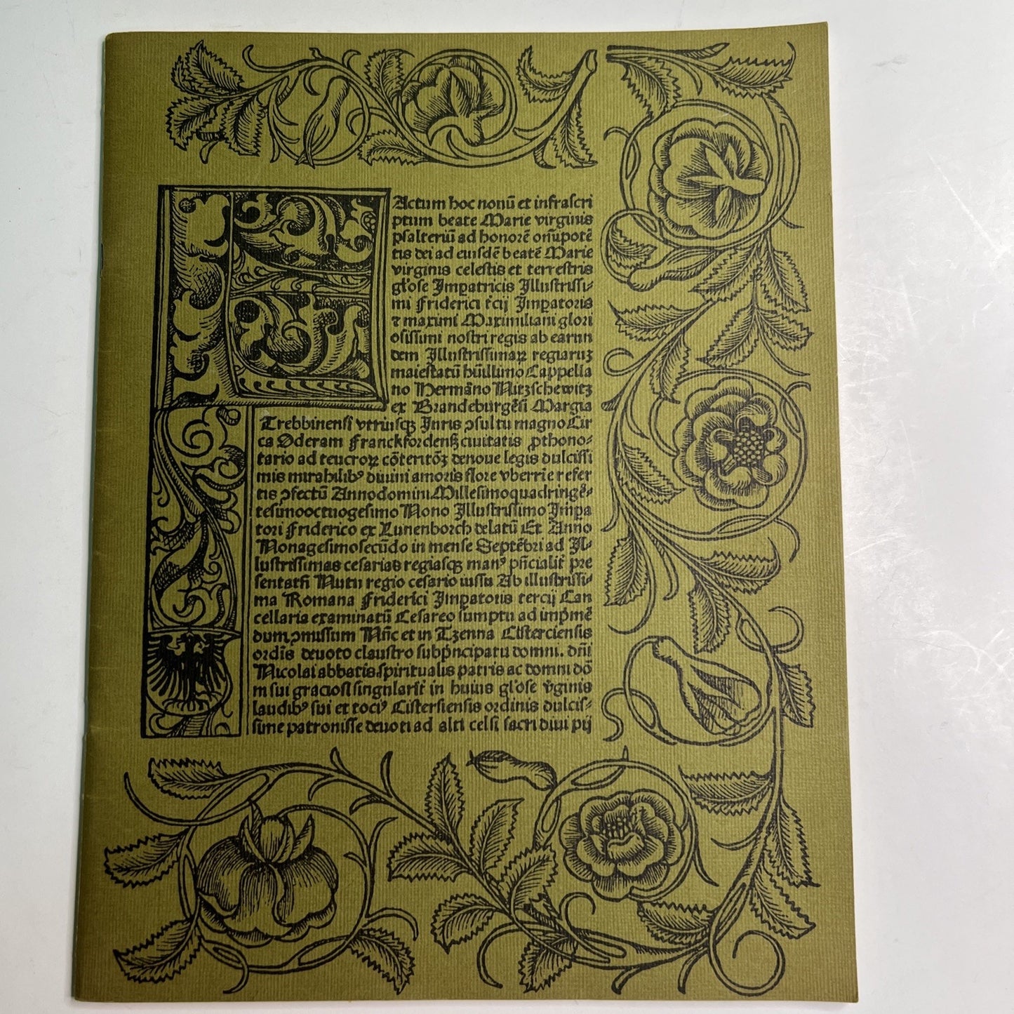 1972 Address Book Christmas In A Print Shop Southern Lithographing Co Mobile AL