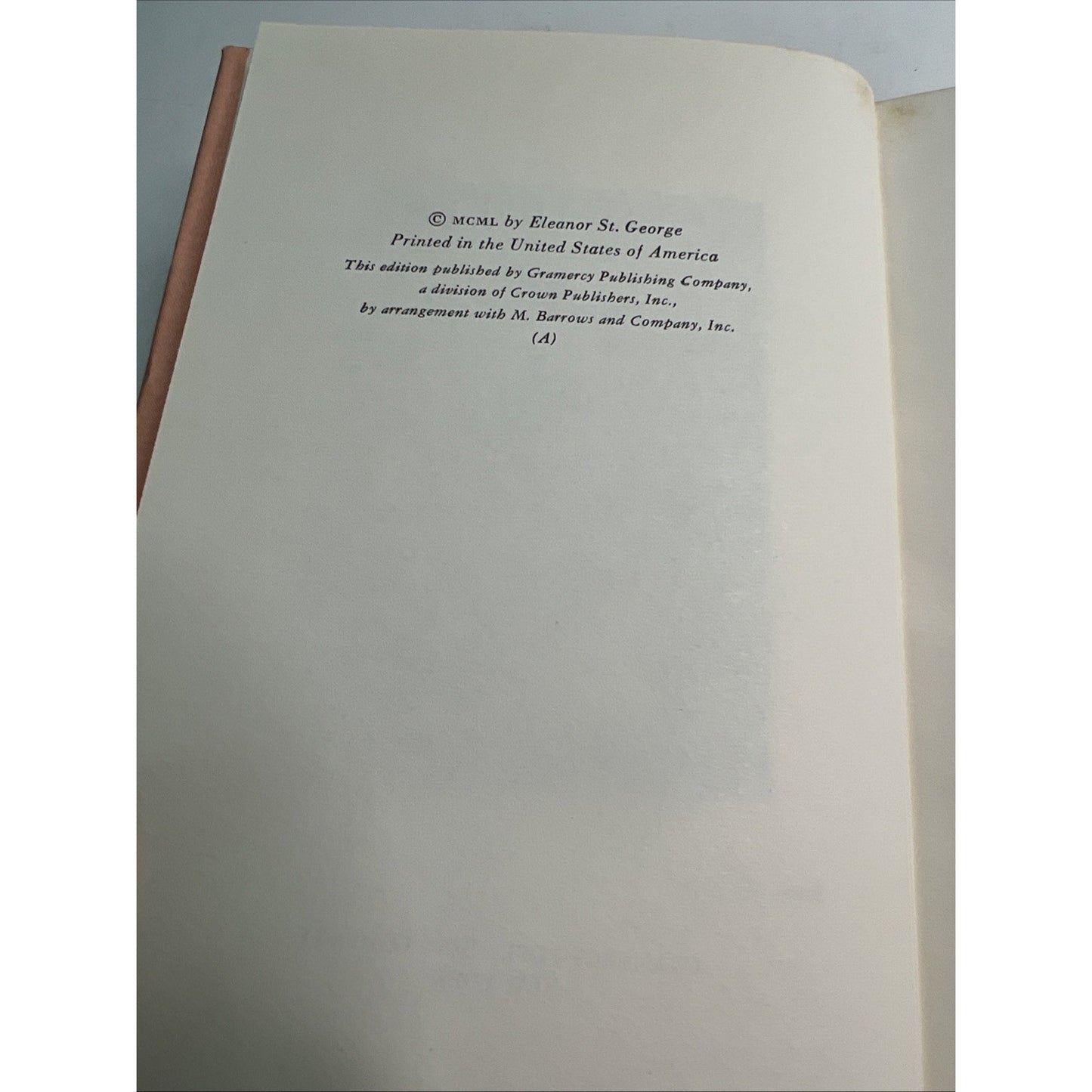 OLD DOLLS by Eleanor St. George VTG Copyright 1950 Foreword by Emma Clear HC DJ