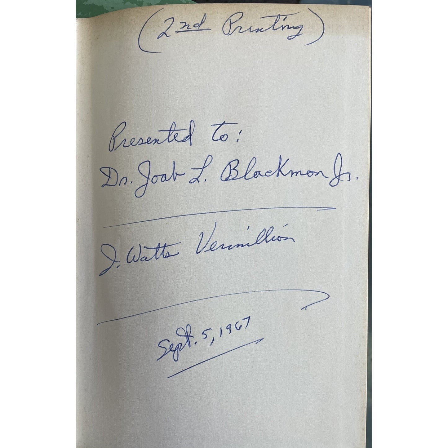 Take Your Choice by J. Watts Vermillion 1965 HC Signed by Author