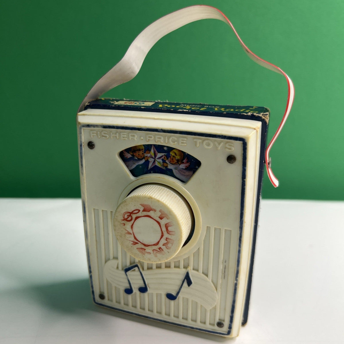 1966 Fisher Price Toys Music Box Pocket Radio #774 Twinkle Twinkle Little Star