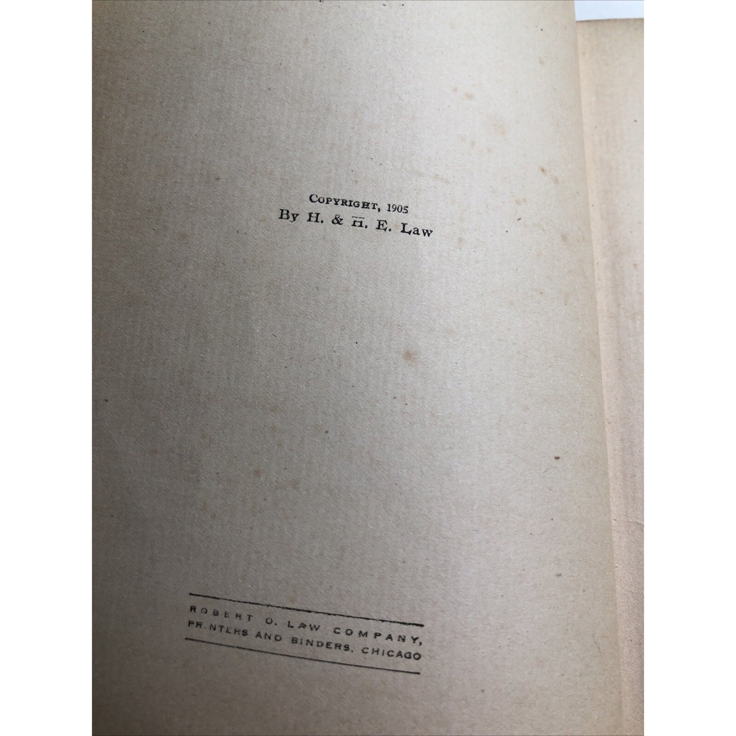 Viavi Hygiene by Hartland & Herbert Law Hardcover 1905