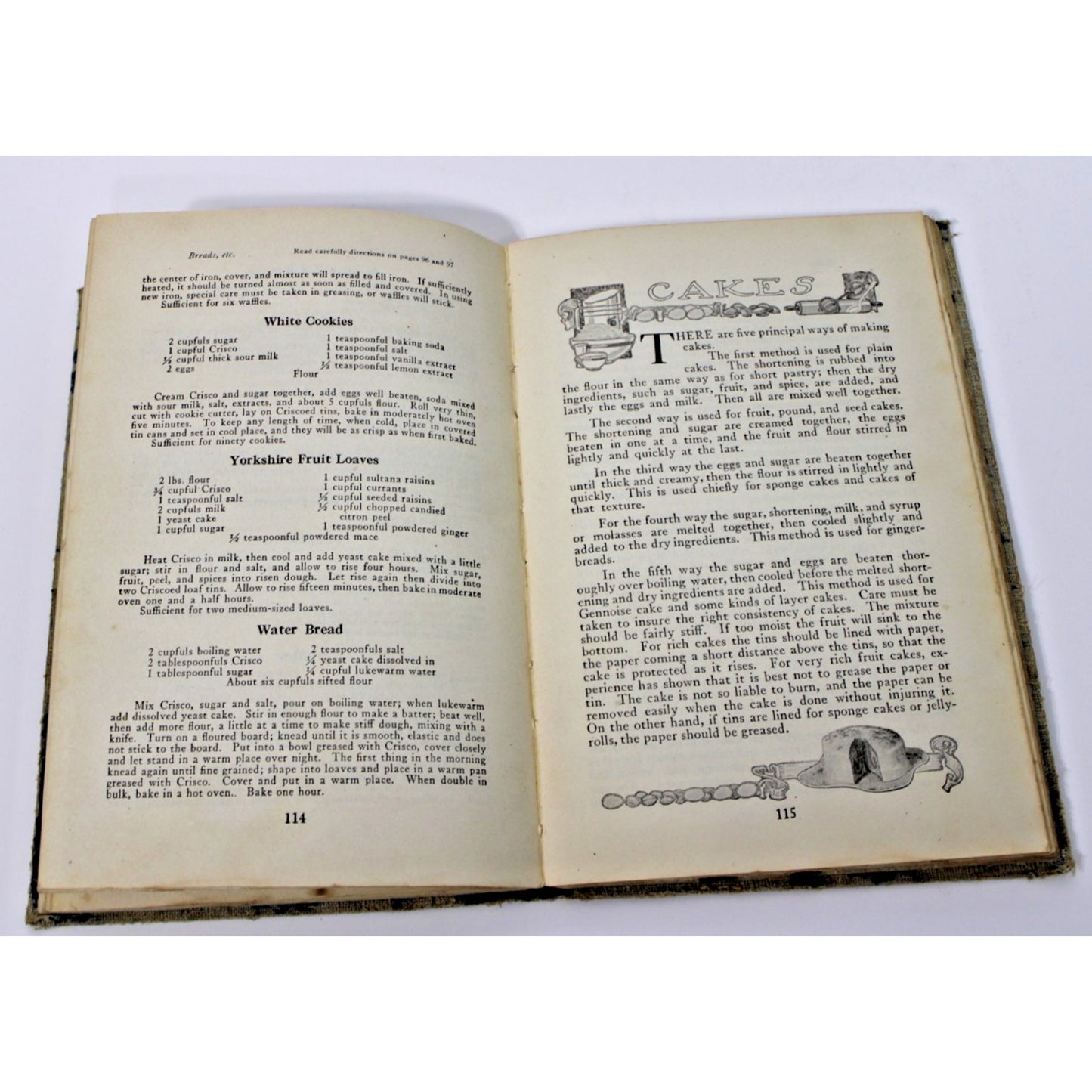 1925 A Calendar of Dinners- Marion Harris Neil- 615 Recipes, Crisco 24th Ed.