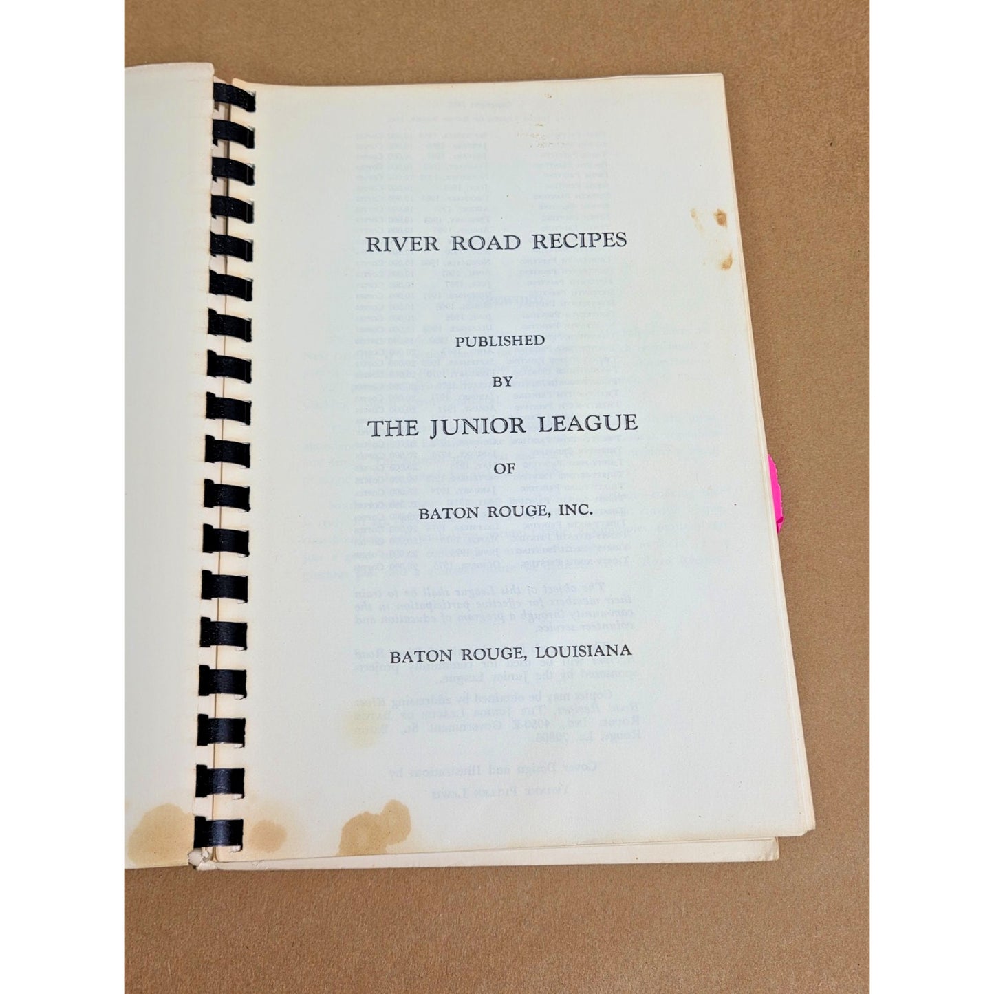 Vintage River Road Recipes I Cookbook - Junior League of Baton Rouge