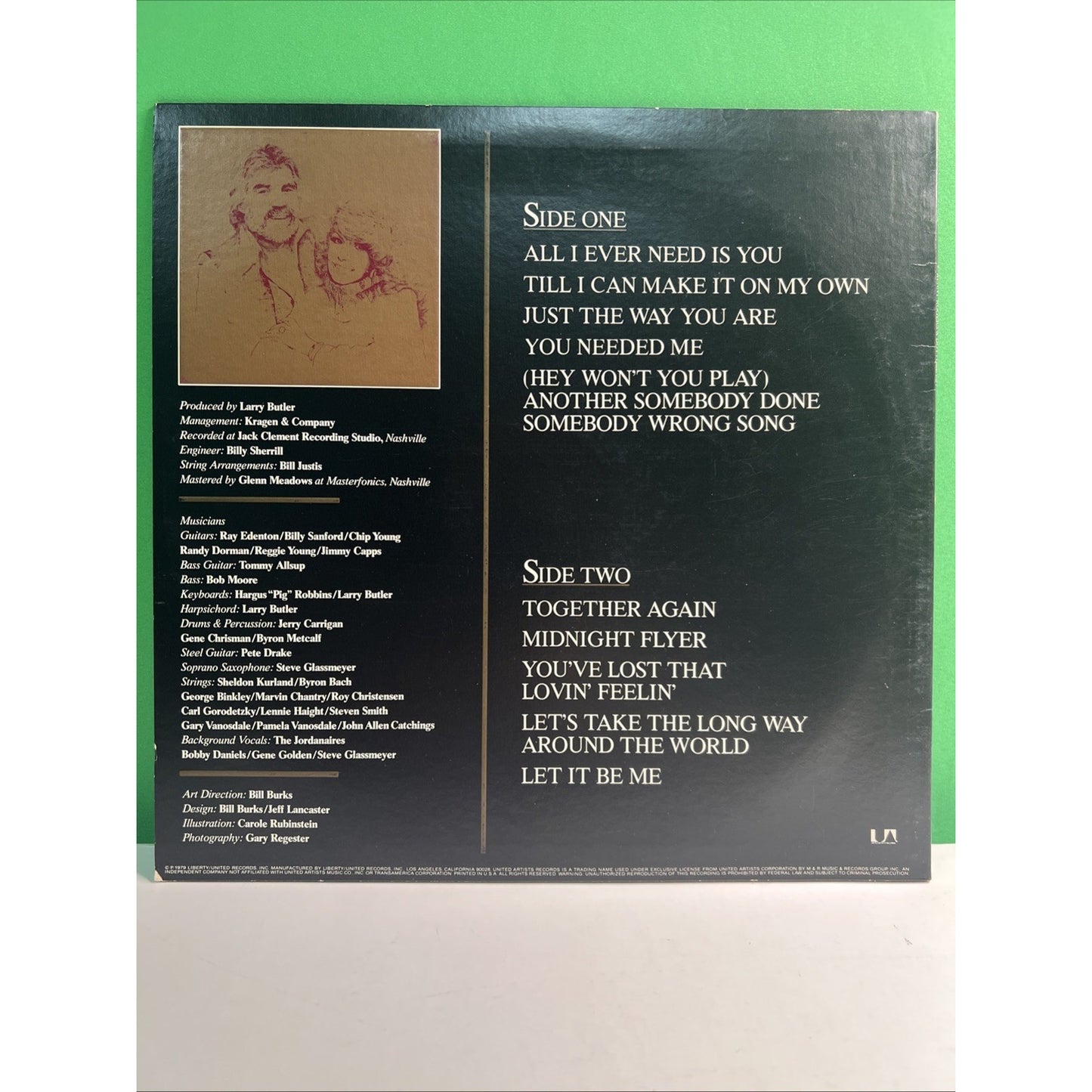 CLASSICS by Kenny Rogers & Dottie West Vinyl Record (1979) LP