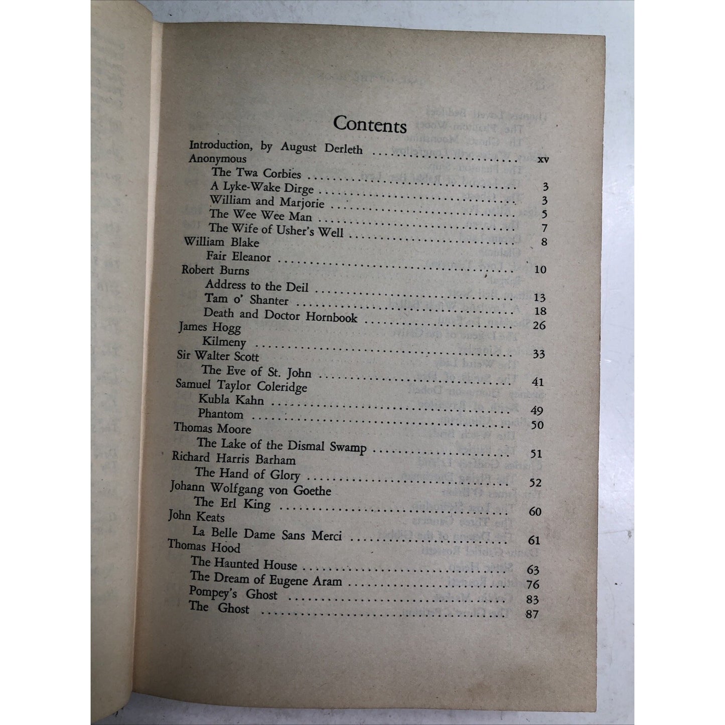 DARK OF THE MOON August Derleth Editor 1947 First Edition Poems Fantasy Macabre
