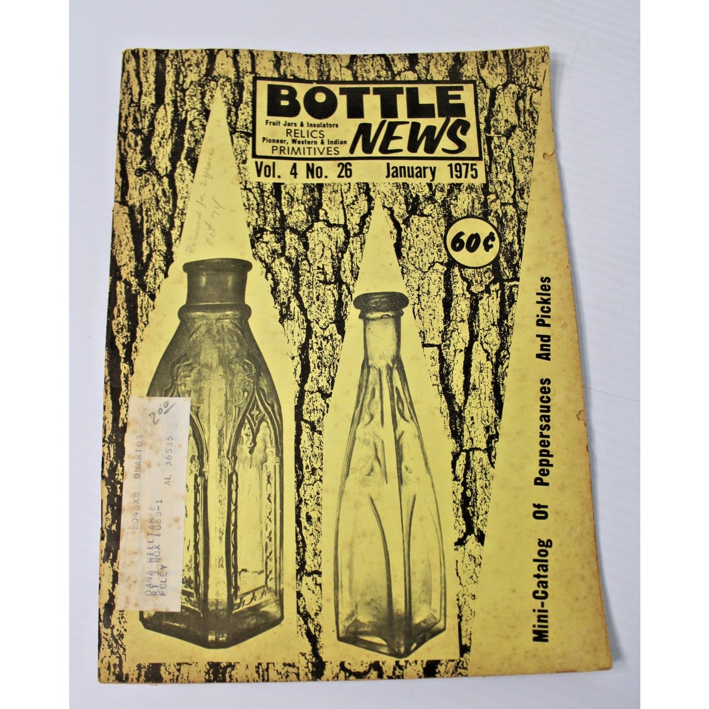 10 Issues 1975 "Bottle News" Fruit Jars, Insulators, Western & Indian Primatives