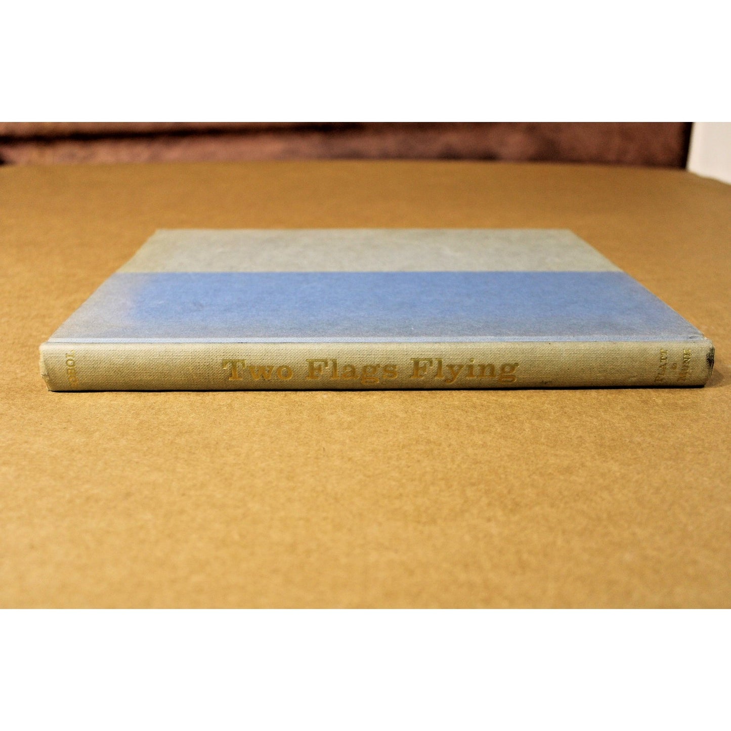 Vintage Two Flags Flying Donald J Sobol 1960 Hardcover Civil War History Book