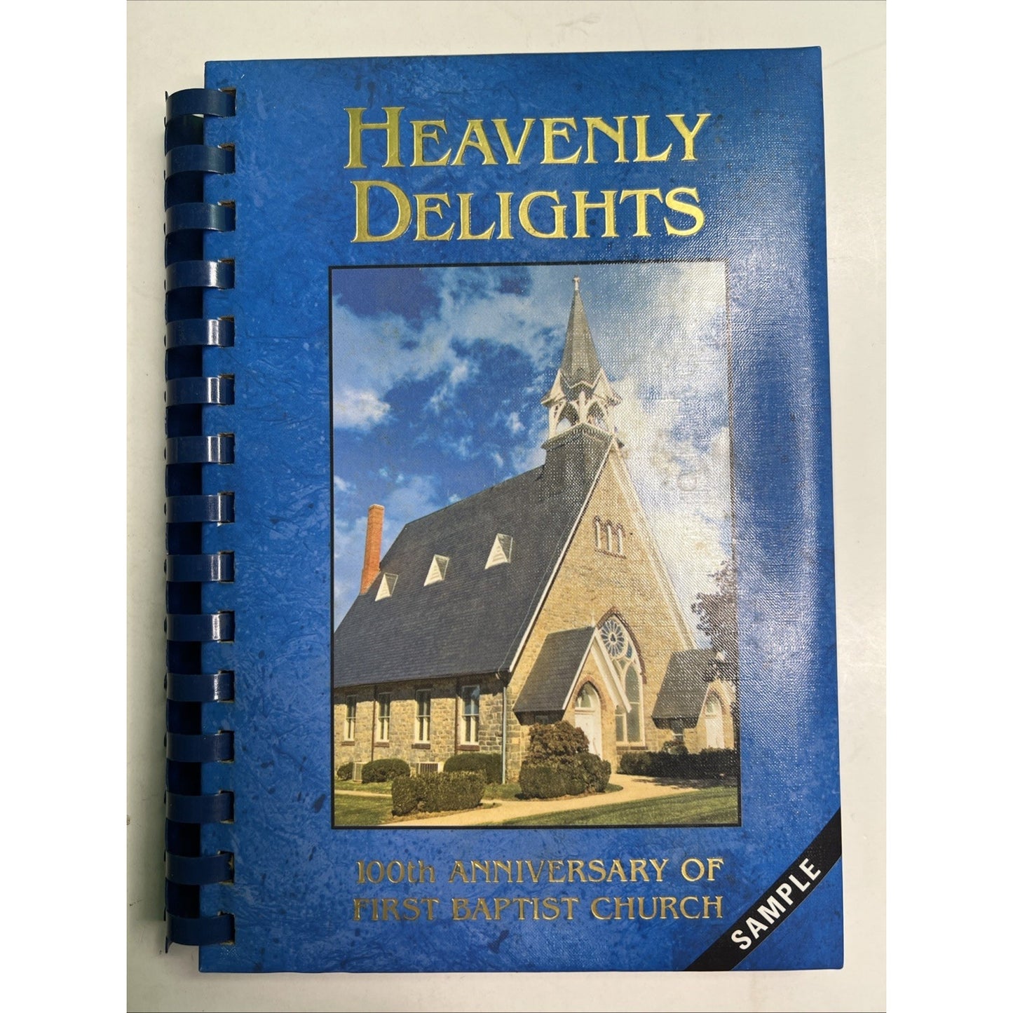 Heavenly Delights First Baptist Church 100 Year Anniversary Sample Cookbook Vtg